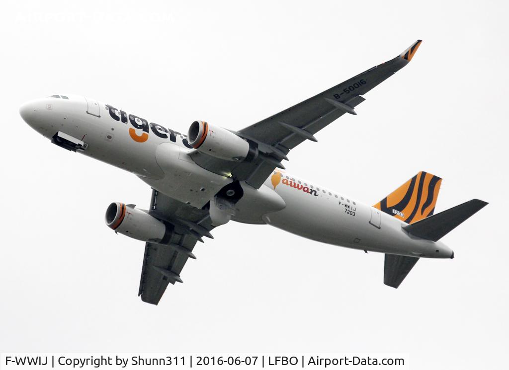 F-WWIJ, 2016 Airbus A320-232 C/N 7203, C/n 7203 - To be B-50016