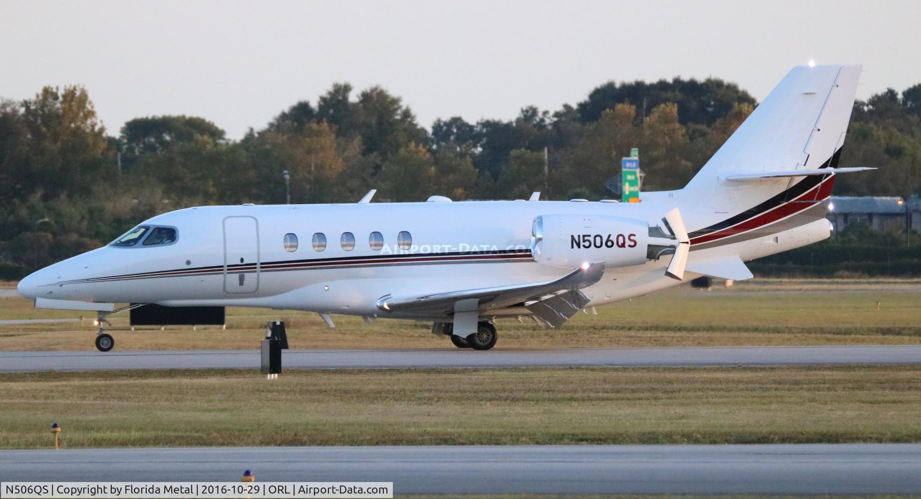 N506QS, 2016 Cessna 680A Citation Latitude C/N 680A-0043, Net Jets