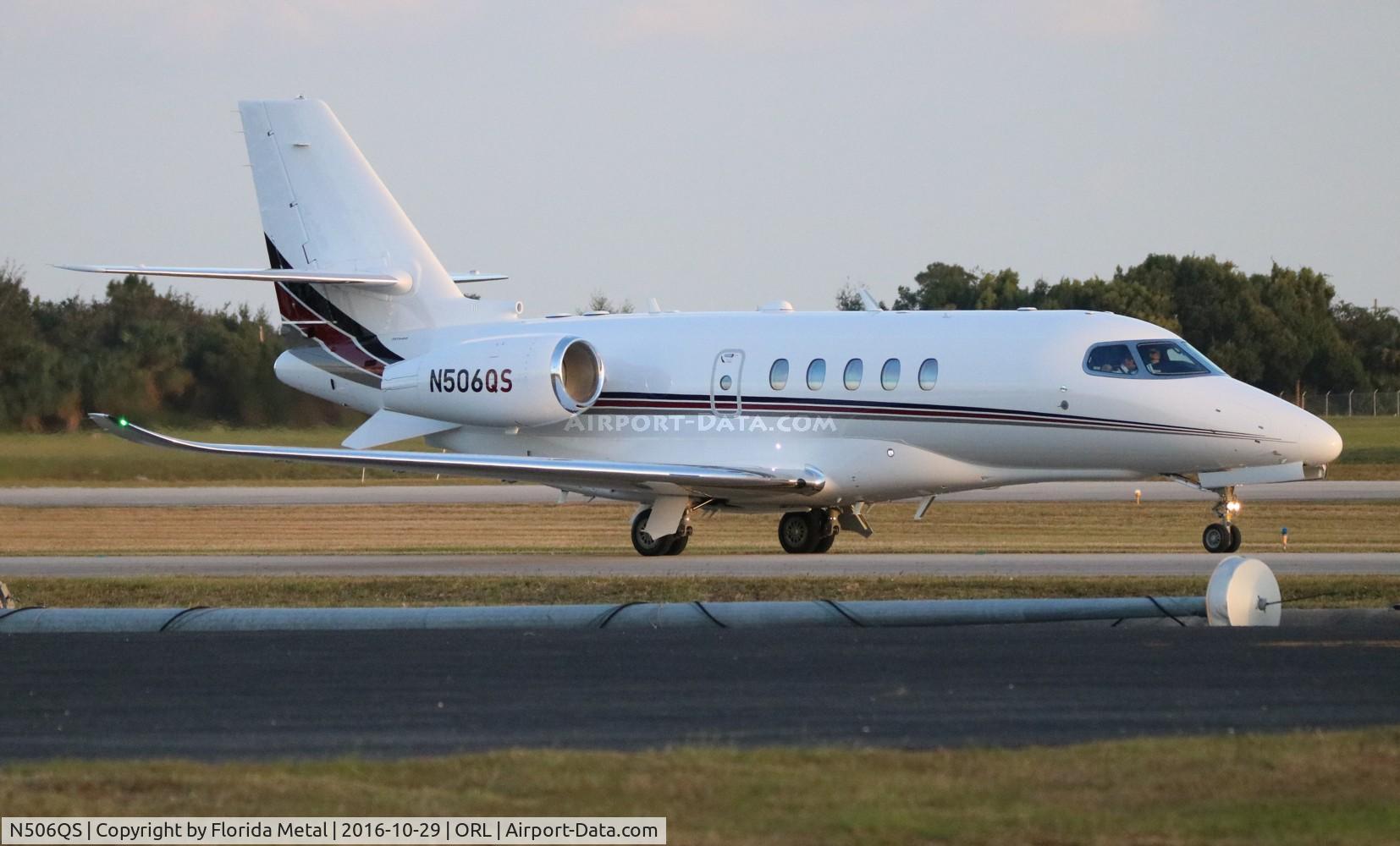 N506QS, 2016 Cessna 680A Citation Latitude C/N 680A-0043, Net Jets