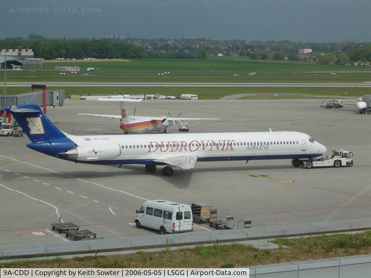 9A-CDD, 1982 McDonnell Douglas MD-82 (DC-9-82) C/N 49113, Ready for departure