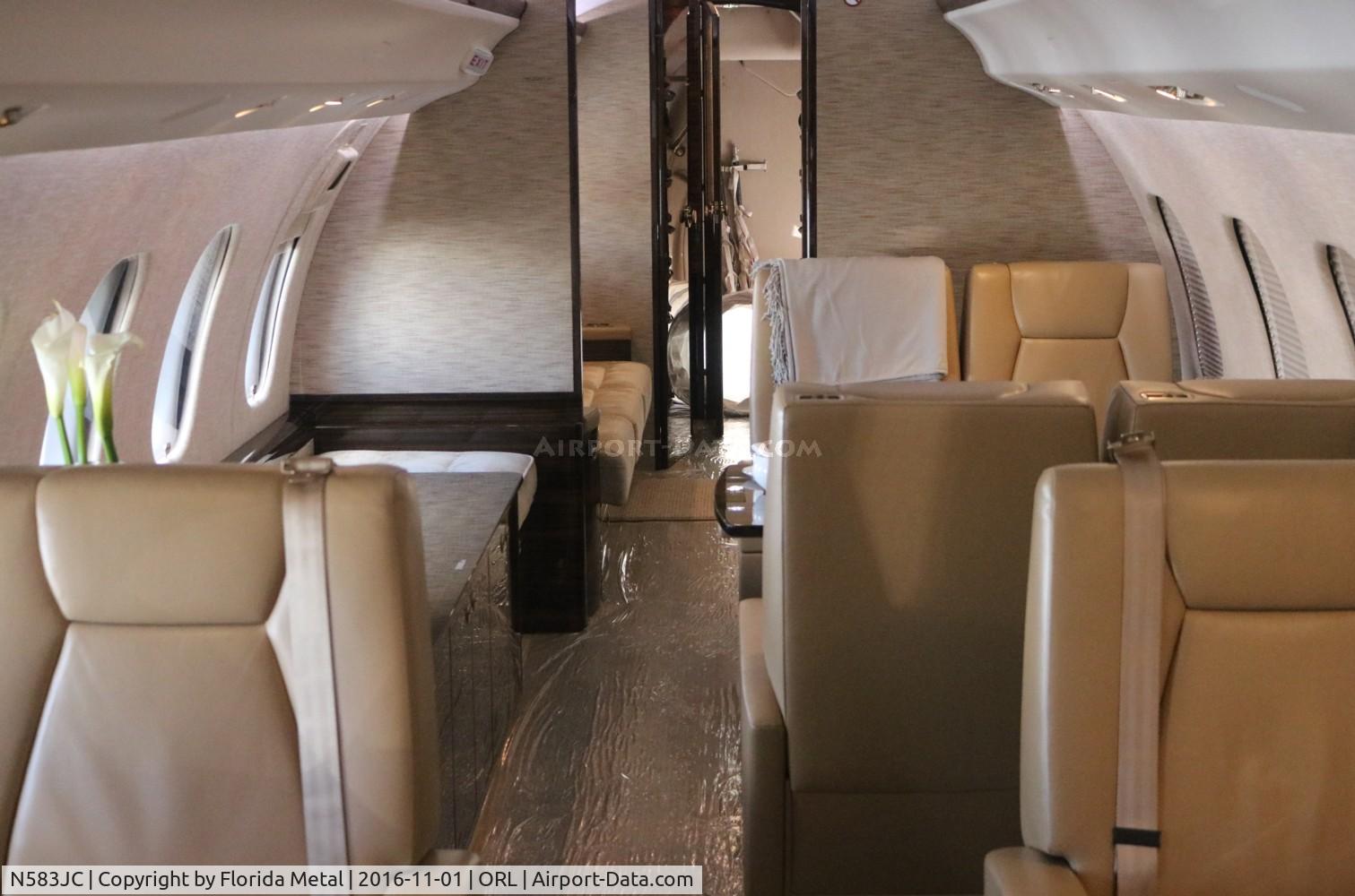 N583JC, 2013 Bombardier BD-700-1A10 Global 6000 C/N 9583, Global 6000