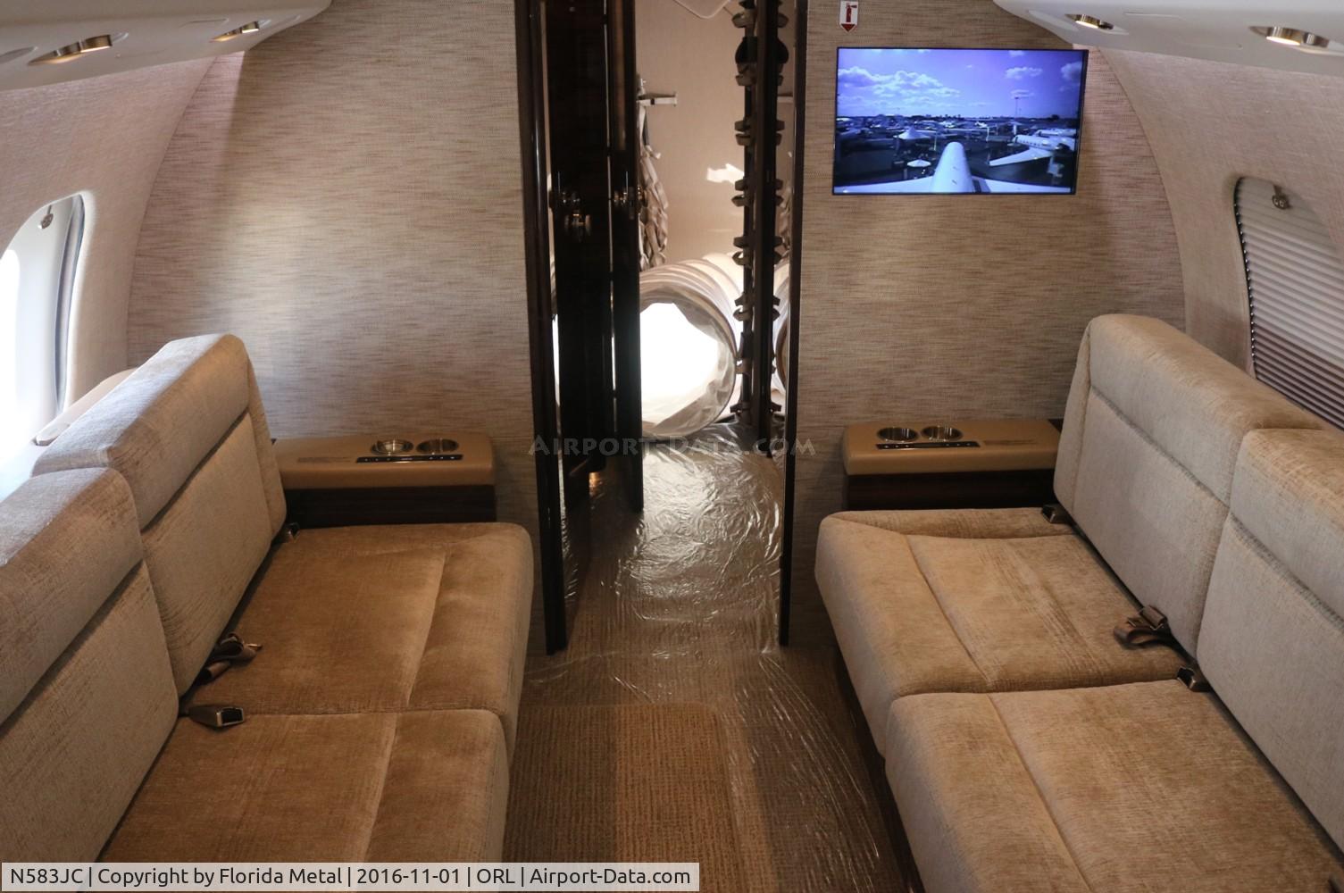 N583JC, 2013 Bombardier BD-700-1A10 Global 6000 C/N 9583, Global 6000