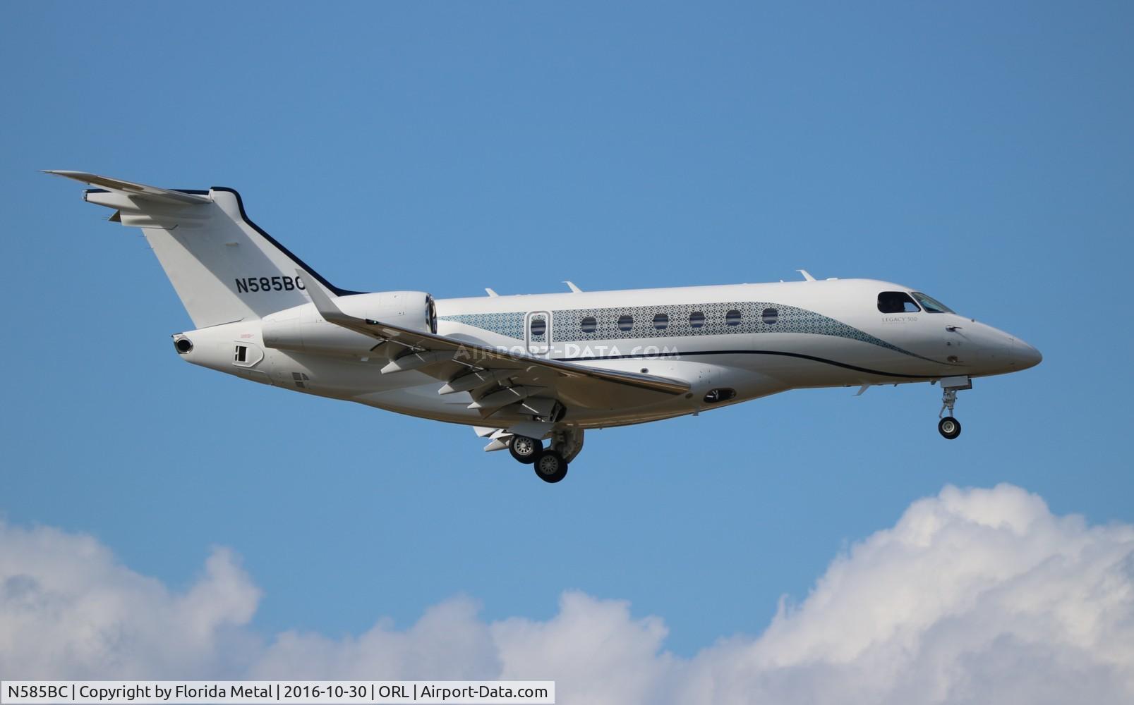 N585BC, 2015 Embraer EMB-550 Legacy 500 C/N 55000033, Legacy 500