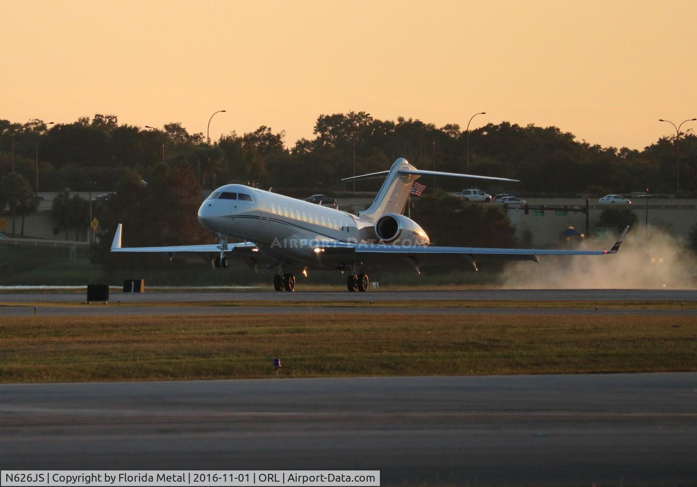 N626JS, 2013 Bombardier BD-700-1A10 Global 6000 C/N 9599, Global 6000