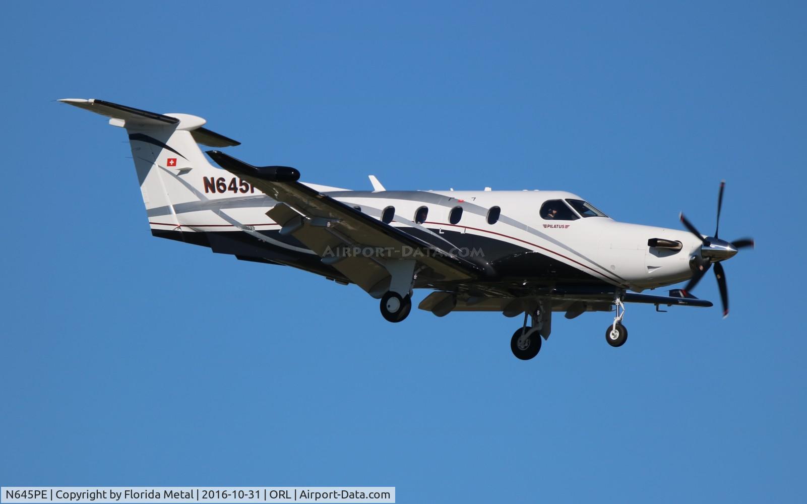 N645PE, 2016 Pilatus PC-12/47E NG C/N 1645, PC-12 NG