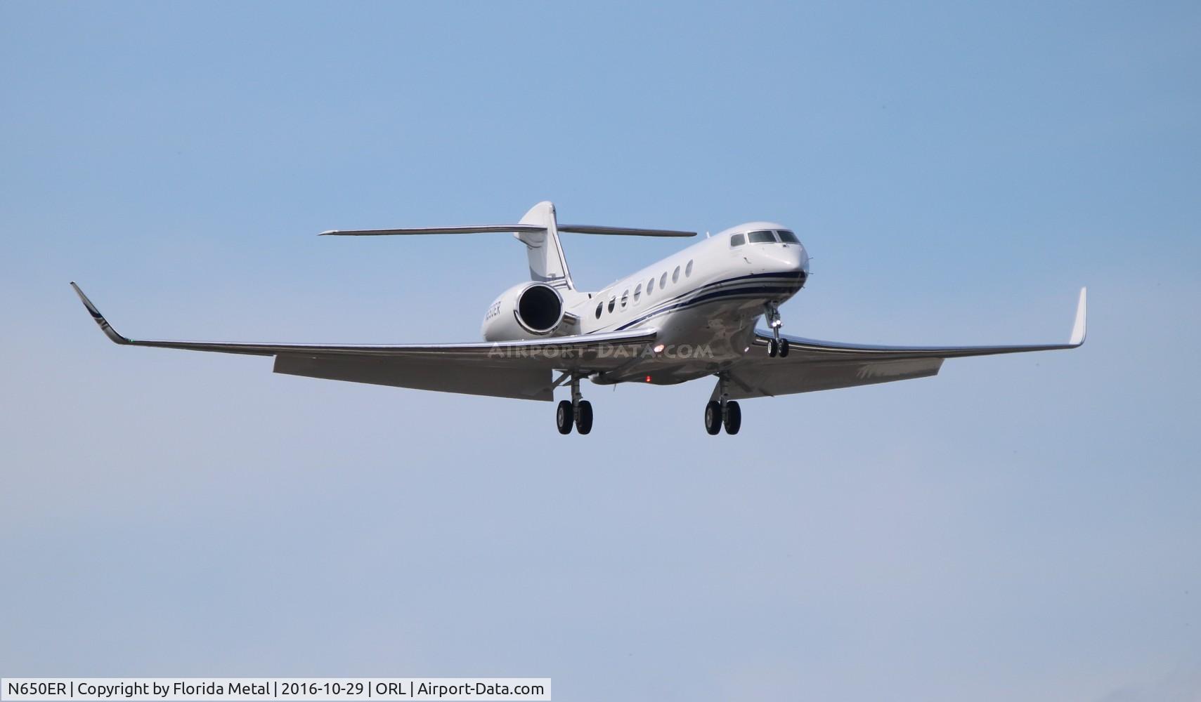 N650ER, 2016 Gulfstream G-VI (G650ER) C/N 6210, Gulfstream 650