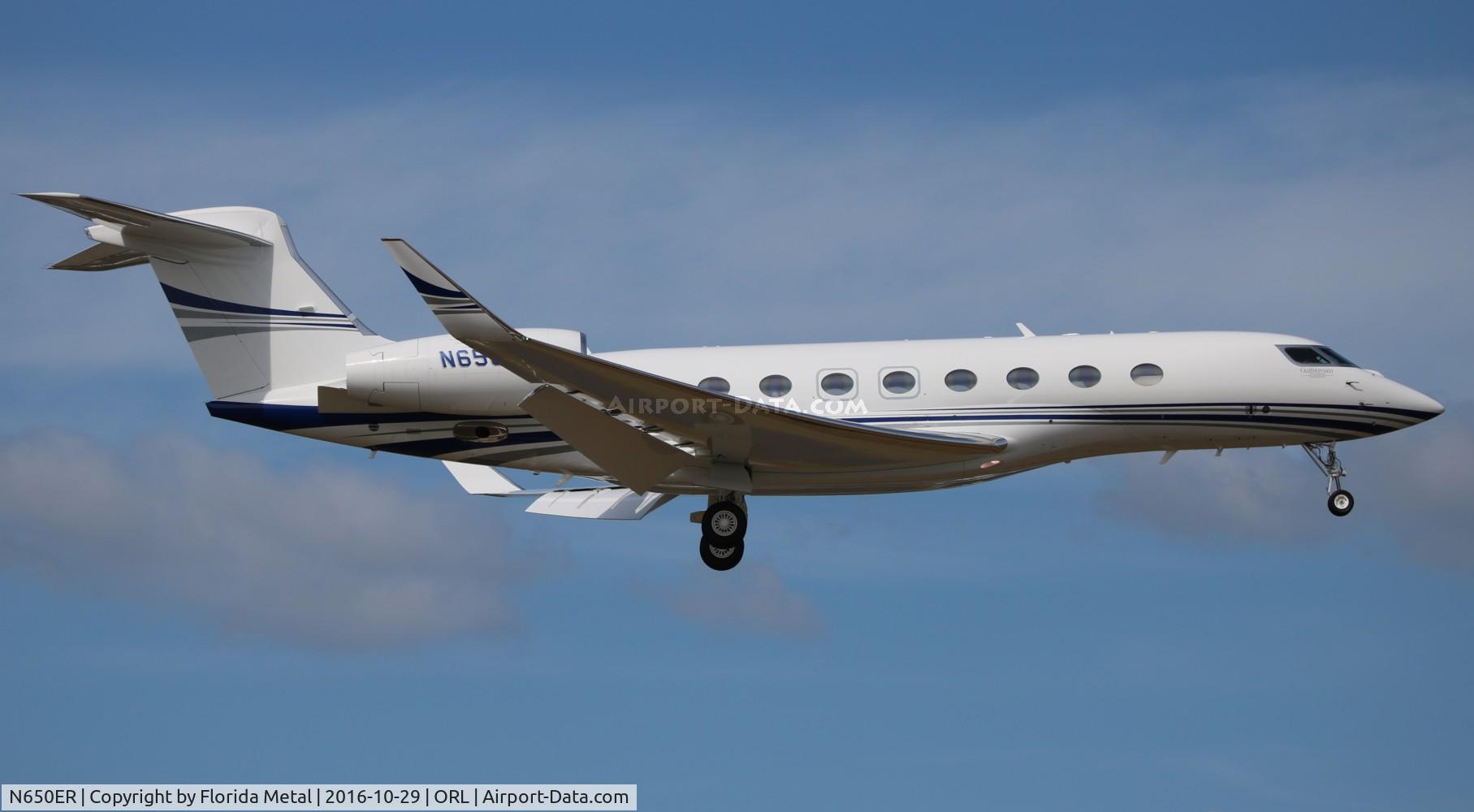N650ER, 2016 Gulfstream G-VI (G650ER) C/N 6210, Gulfstream 650