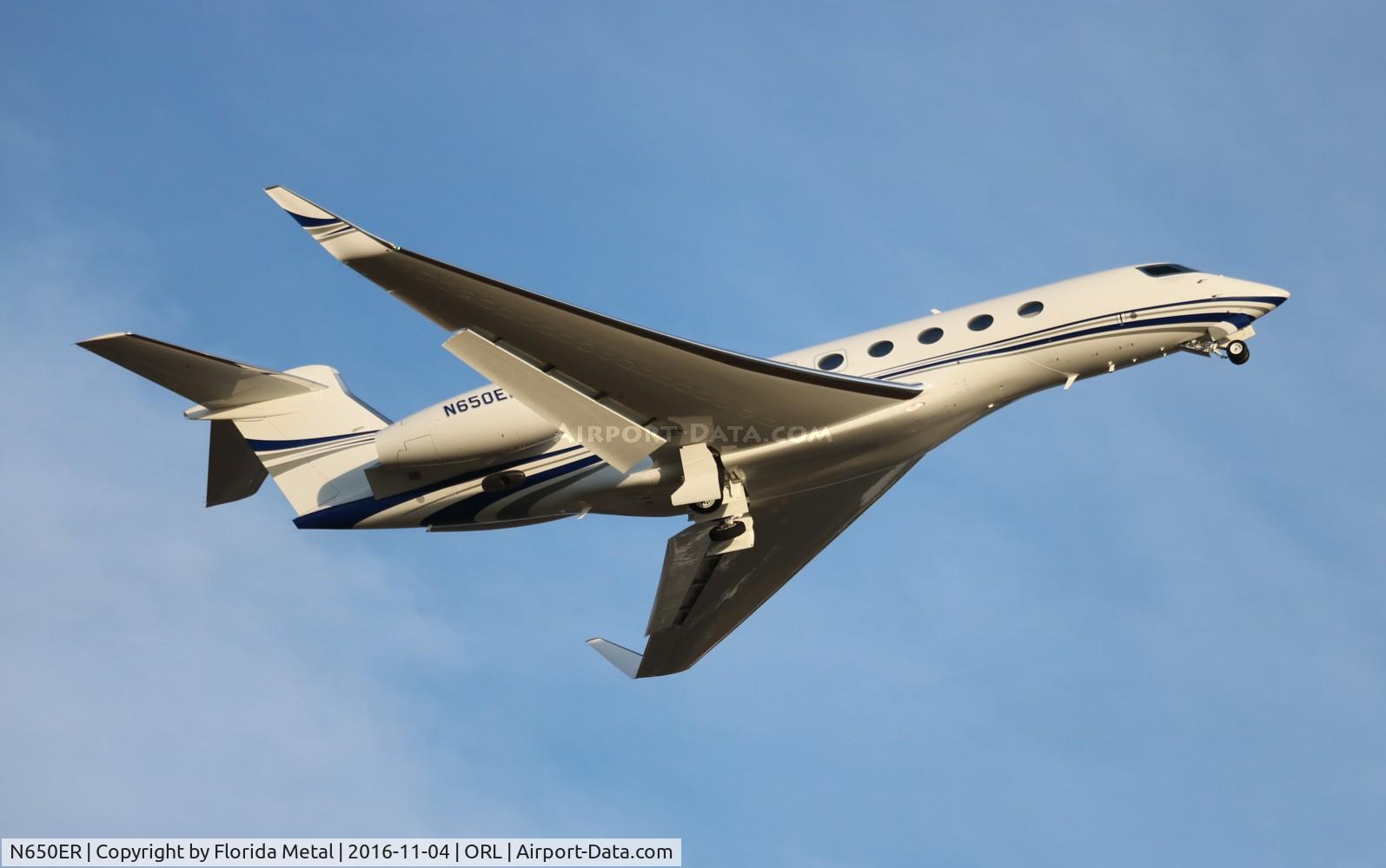 N650ER, 2016 Gulfstream G-VI (G650ER) C/N 6210, Gulfstream 650ER