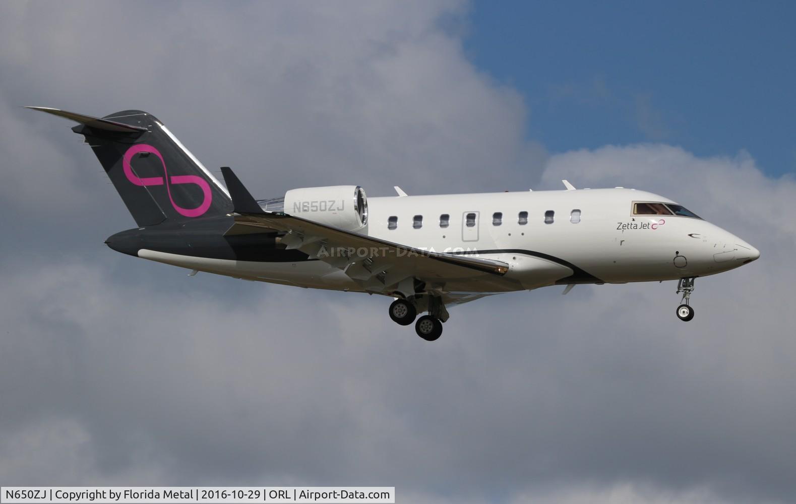 N650ZJ, 2016 Bombardier Challenger 650 (CL-600-2B16) C/N 6076, Zeta Jet