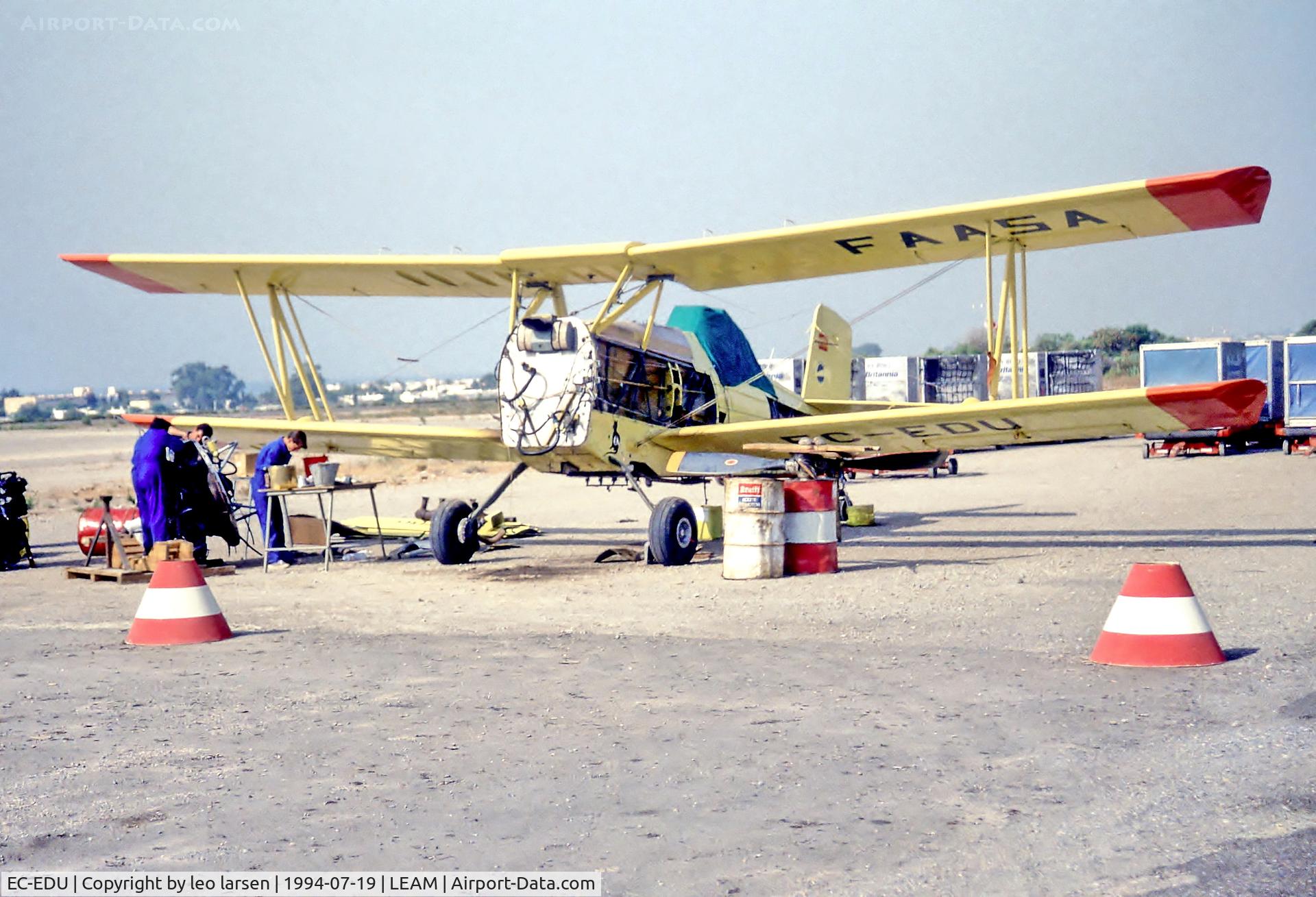 EC-EDU, Grumman G-164C C/N 7C, Almeria 19.7.94