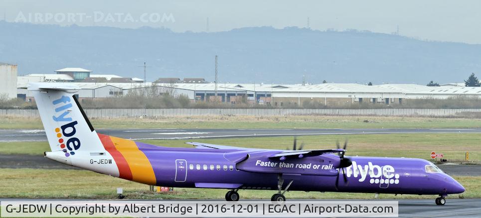 G-JEDW, 2004 De Havilland Canada DHC-8-402Q Dash 8 C/N 4093, flybe G-JEDW arriving at Belfast City from Edinburgh.