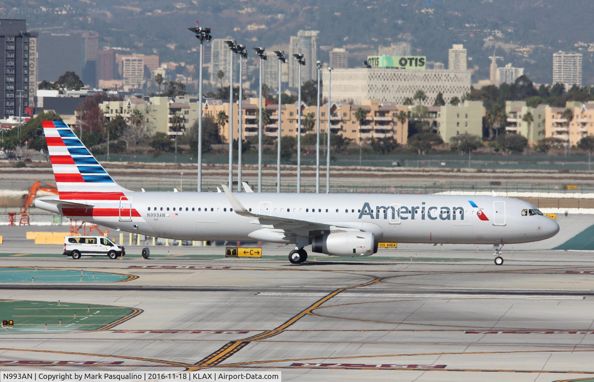 N993AN, 2016 Airbus A321-231 C/N 7188, Airbus A321