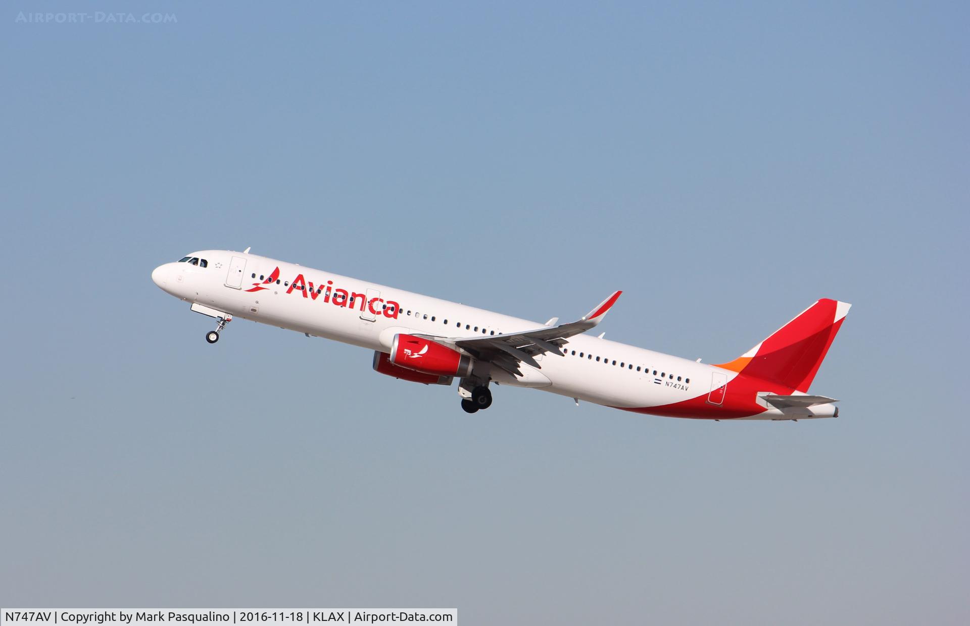 N747AV, 2015 Airbus A321-231 C/N 6861, Airbus A321