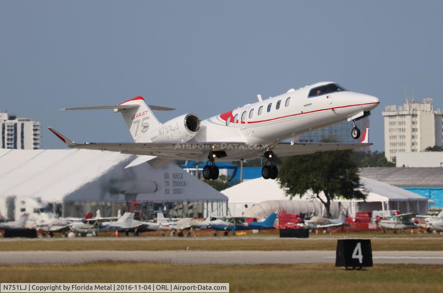 N751LJ, 2015 Learjet 75 C/N 45-503, Lear 75