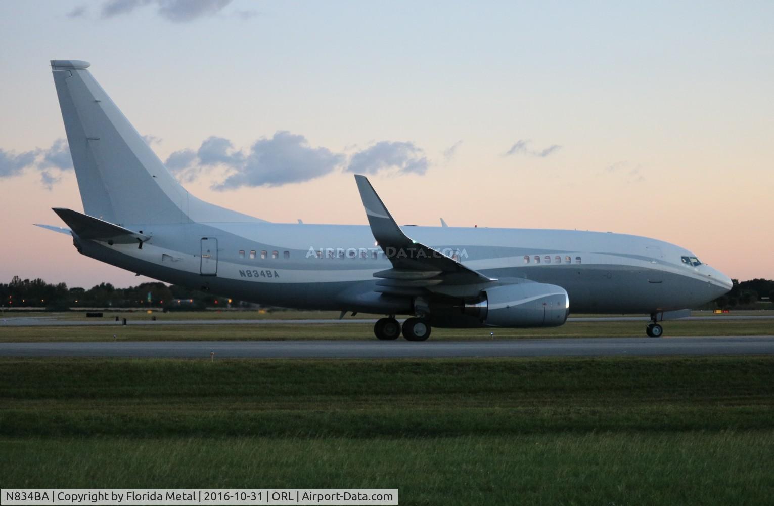 N834BA, 1999 Boeing 737-73Q C/N 29102, Boeing BBJ