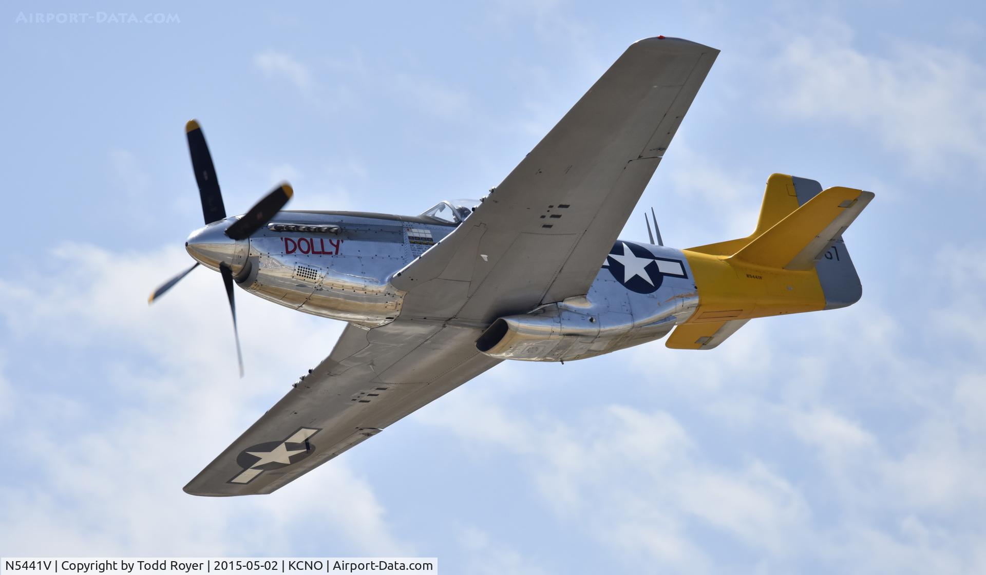 N5441V, 1961 North American F-51D Mustang C/N 45-11582, Flying at the Planes of Fame Airshow