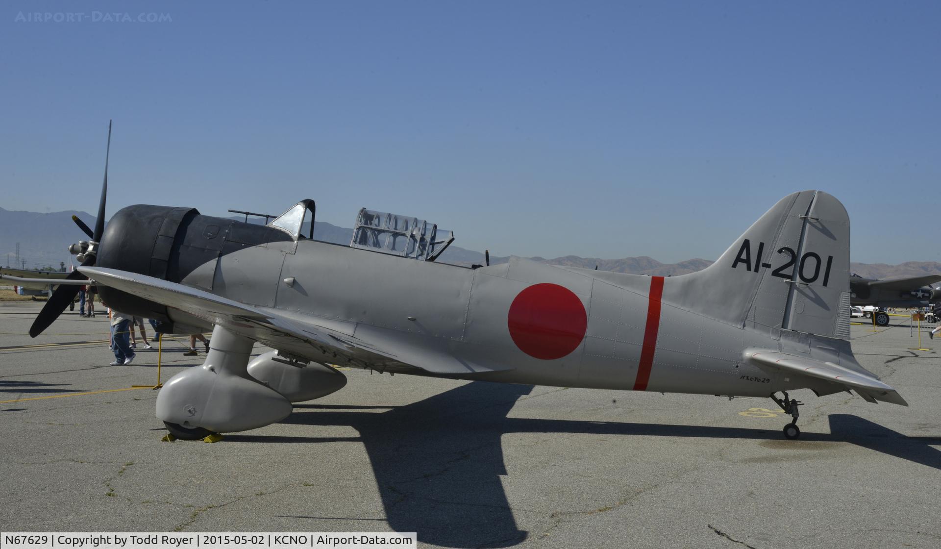 N67629, 1942 Convair BT-15 VAL C/N 11513, On display at the Planes of Fame Airshow