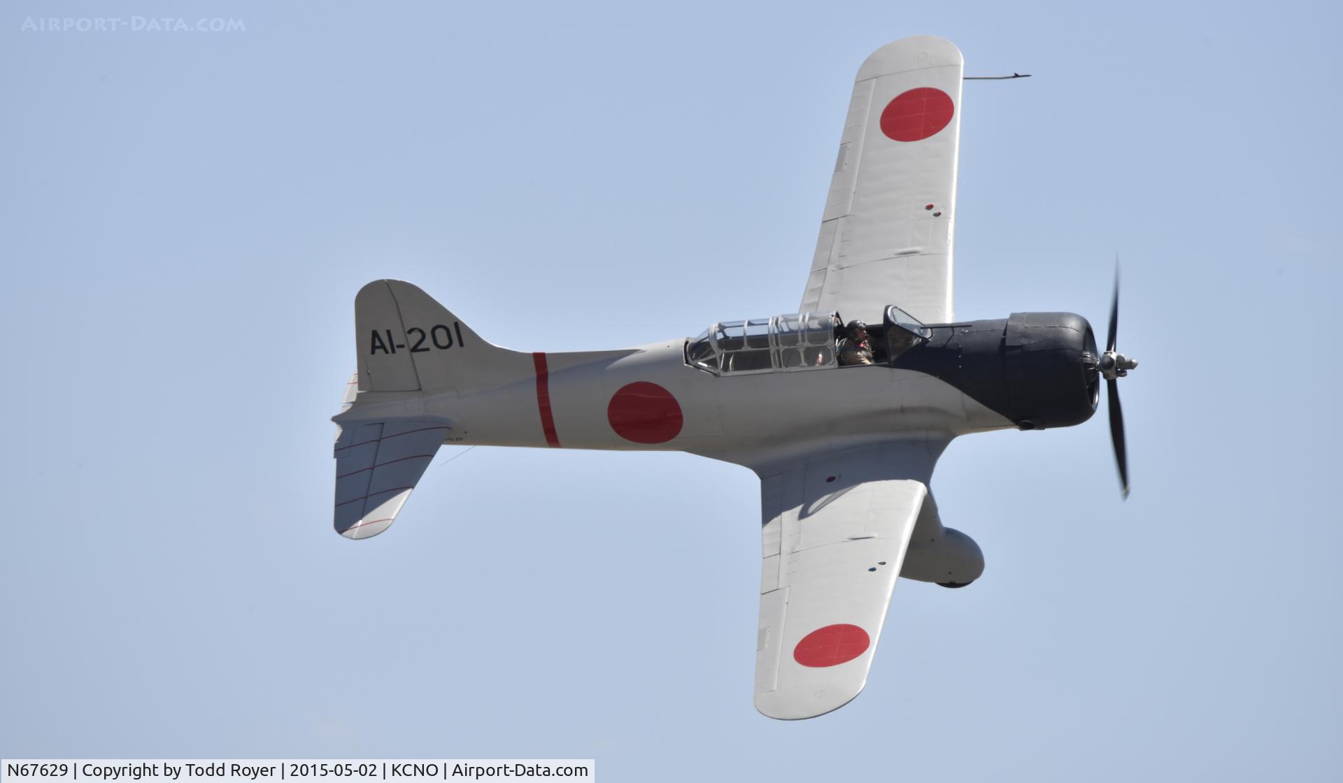 N67629, 1942 Convair BT-15 VAL C/N 11513, Flying at the Planes of Fame Airshow