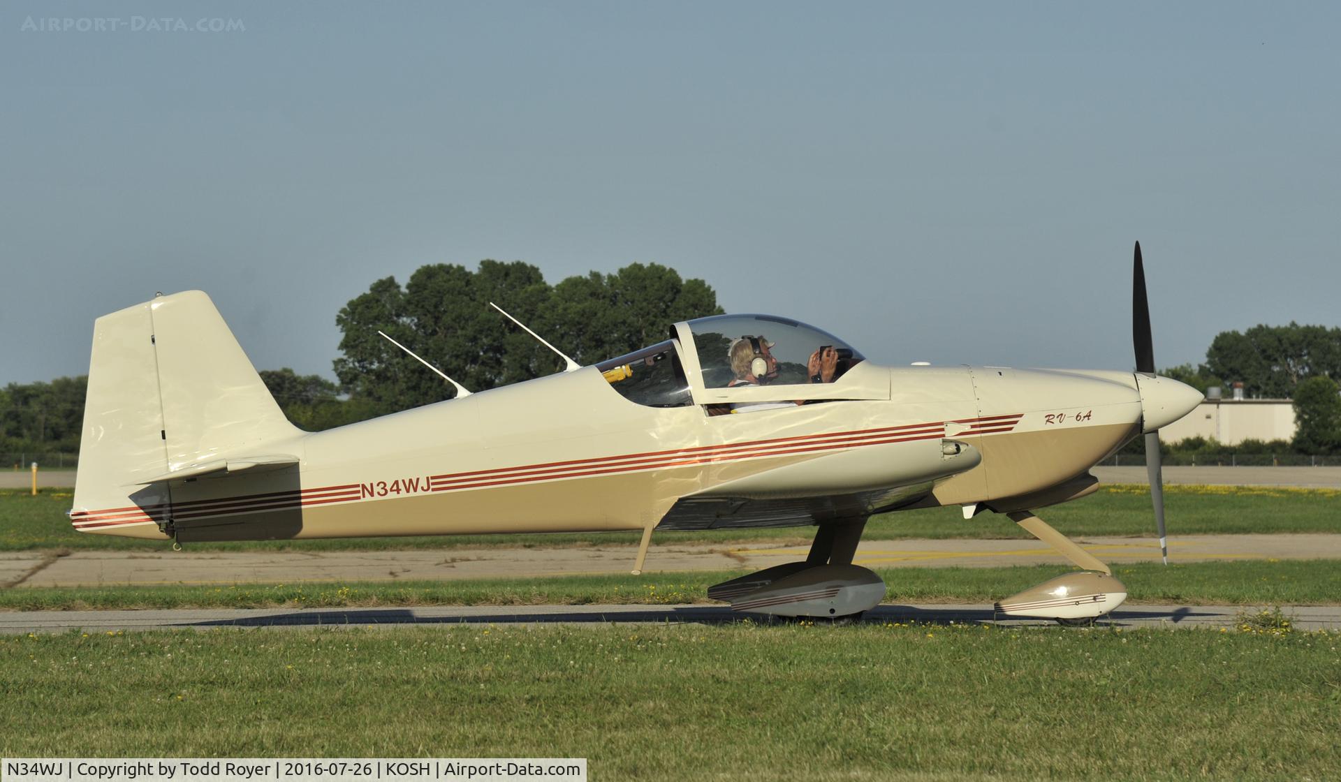 N34WJ, 1994 Vans RV-6A C/N 20493, Airventure 2016