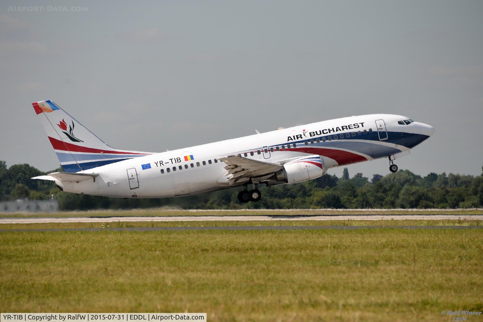 YR-TIB, 1995 Boeing 737-3L9 C/N 27924, Boeing 737-3L9 - Air Bucharest - YR-TIB - 31.07.2015 - DUS Düsseldorf Airport