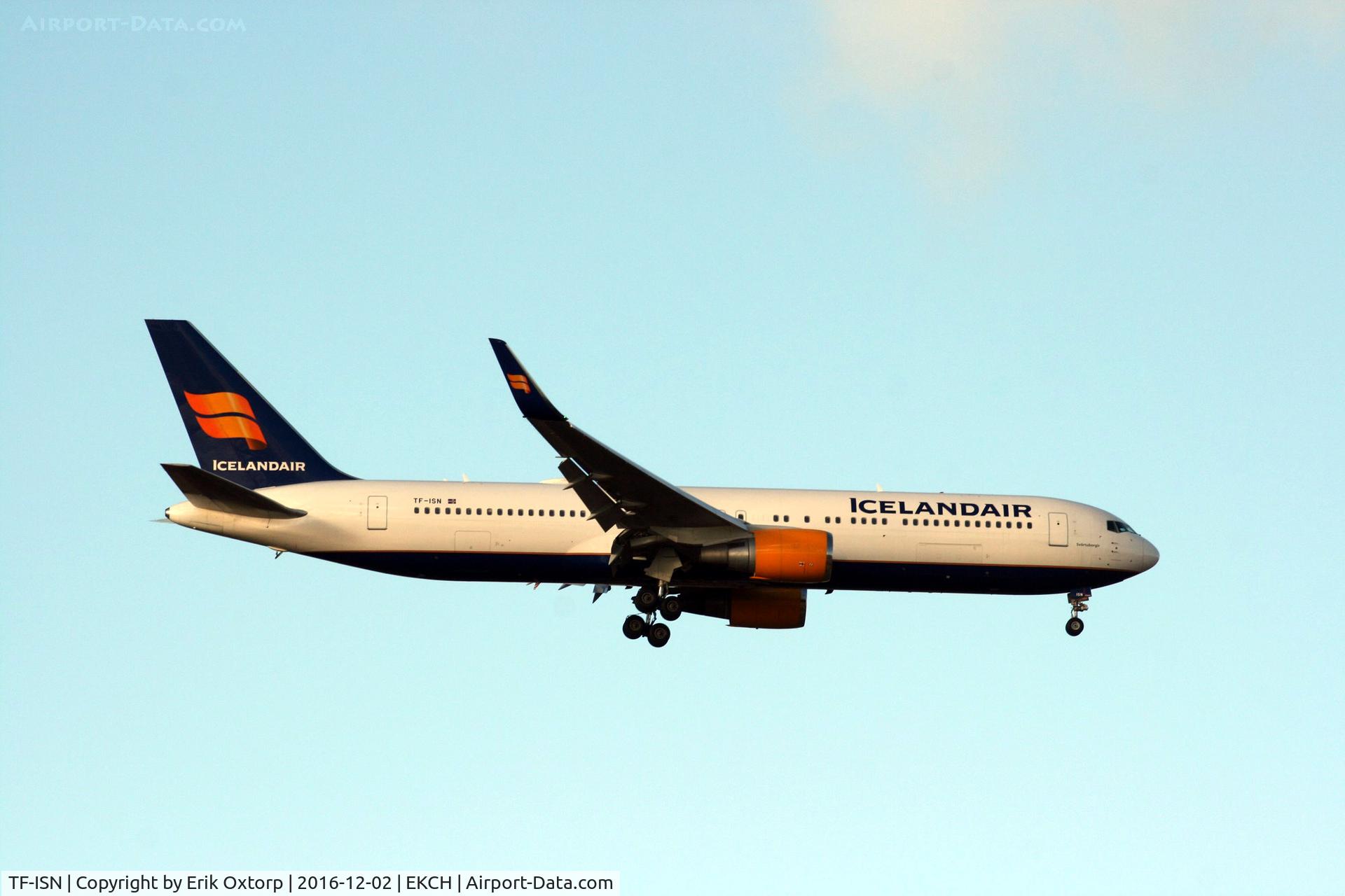 TF-ISN, 2000 Boeing 767-319 C/N 30586, TF-ISN landing rw 04L from KEF