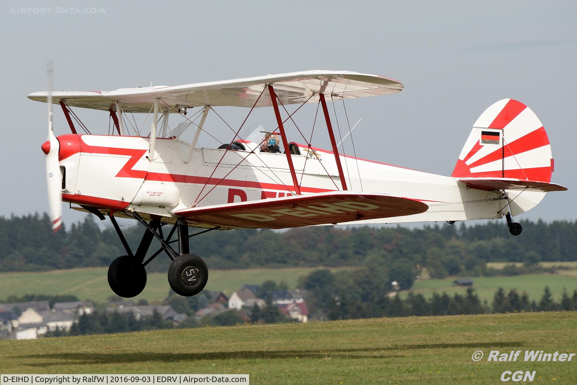 D-EIHD, 1951 Stampe-Vertongen SV-4B C/N 1169, Airshow Wershofen/Eifel, 3.9.2016