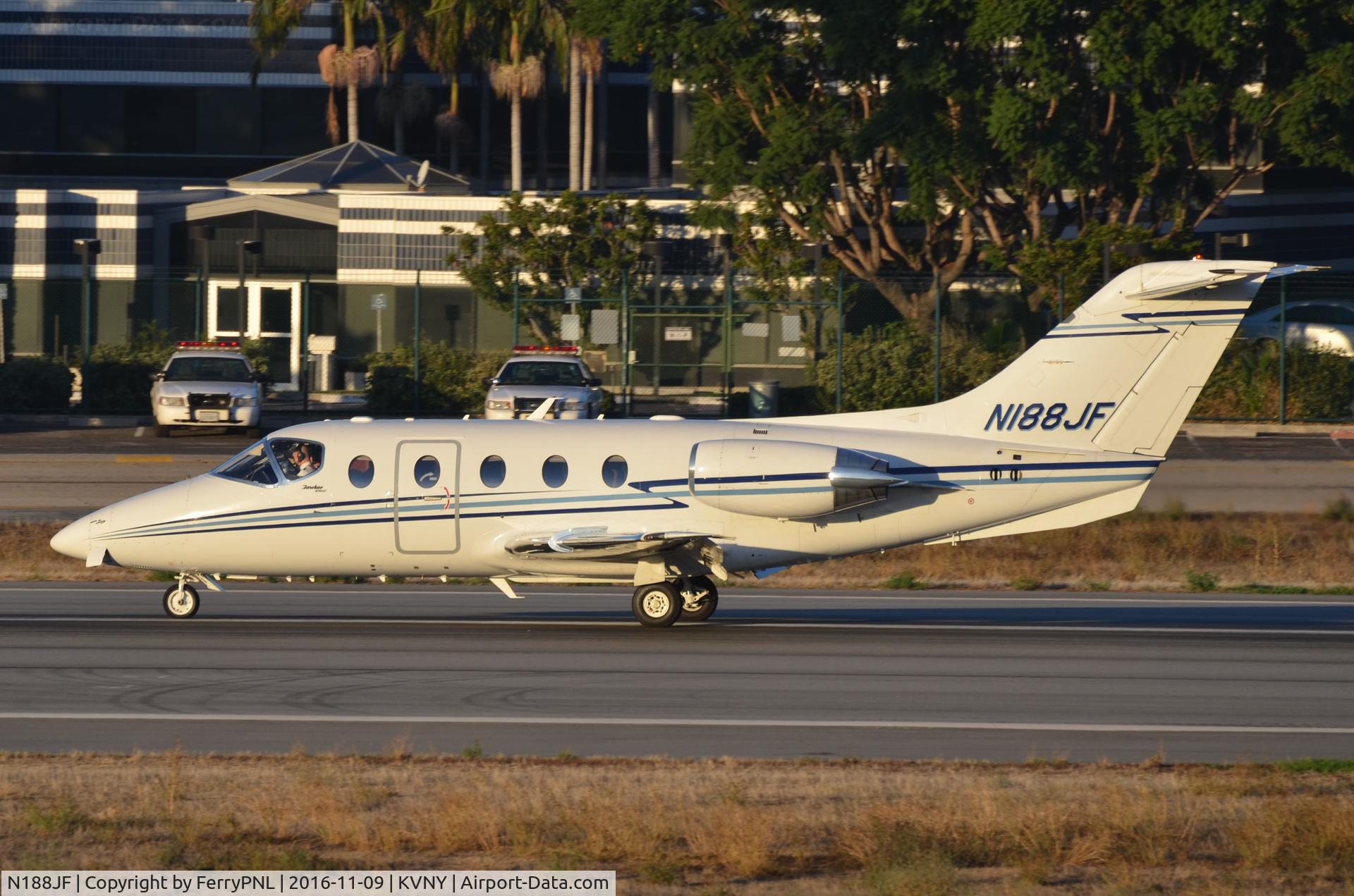 N188JF, Raytheon Aircraft Company 400A C/N RK-446, Beech 400 just landed.
