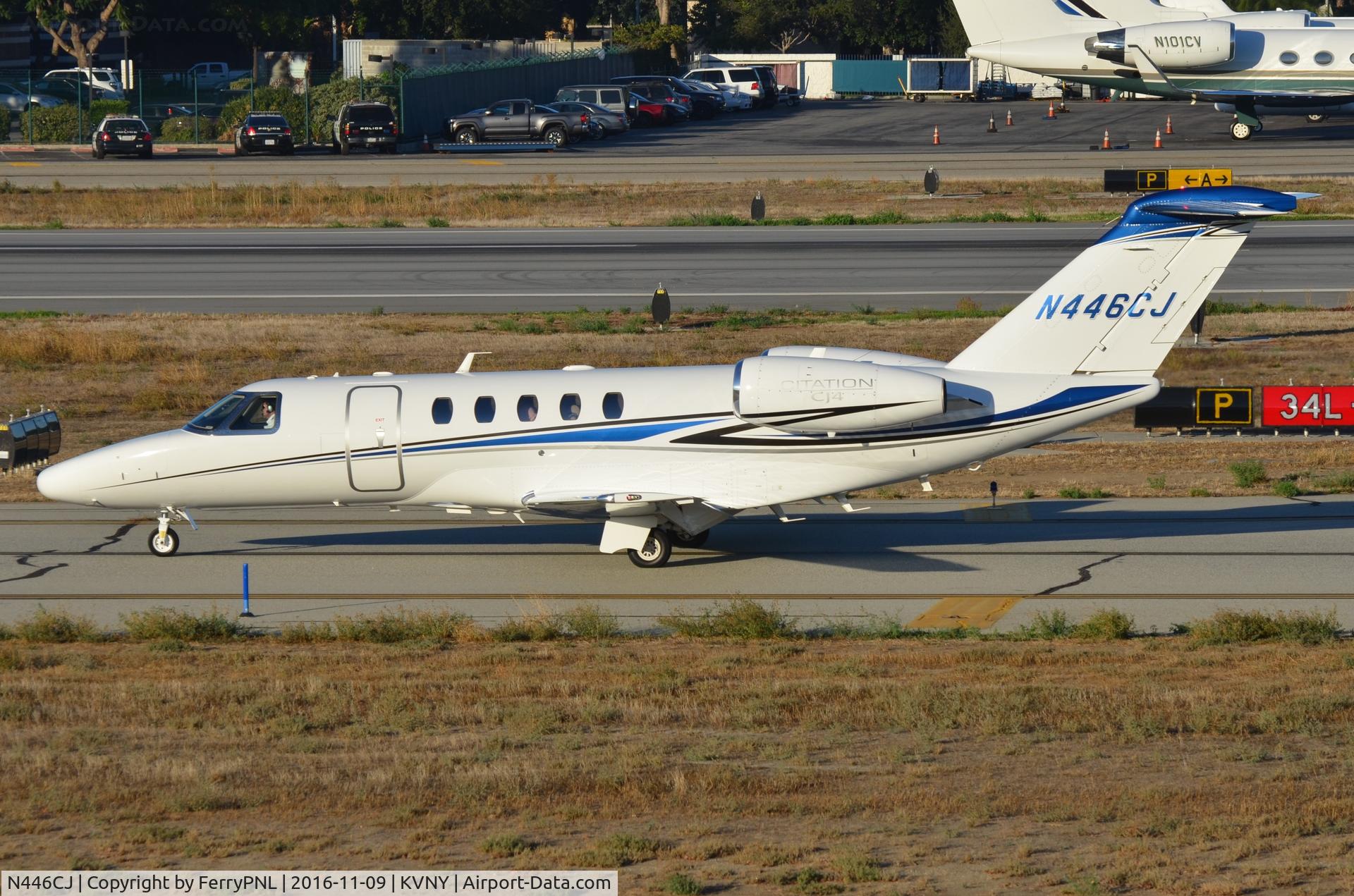 N446CJ, 2009 Cessna 525A CitationJet CJ2+ C/N 525A-0446, Ce525C arrived in VNY