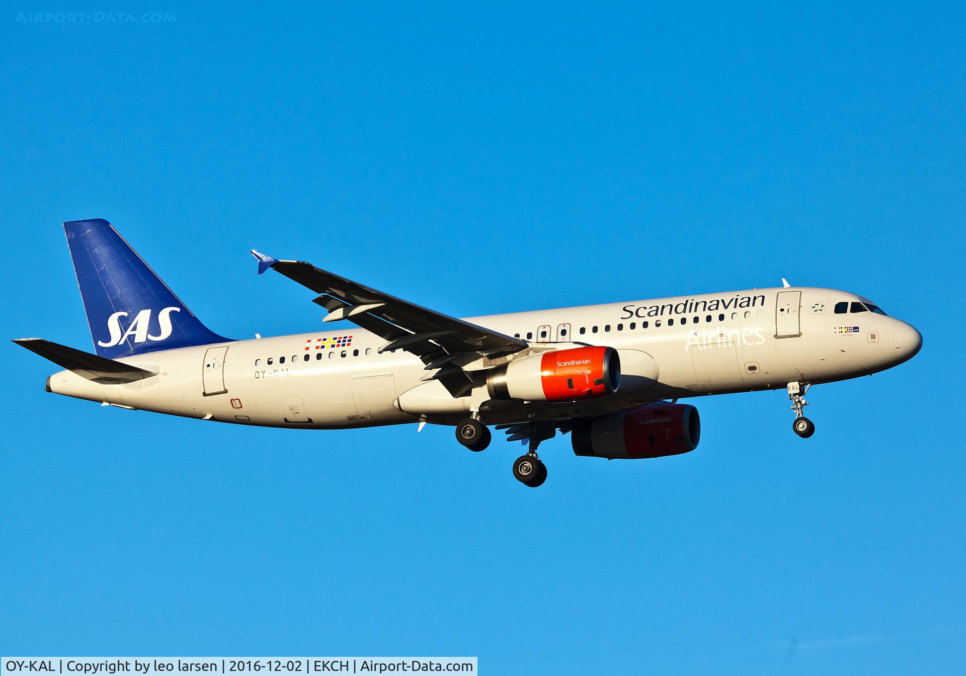 OY-KAL, 2006 Airbus A320-232 C/N 2883, Copenhagen 2.12.16