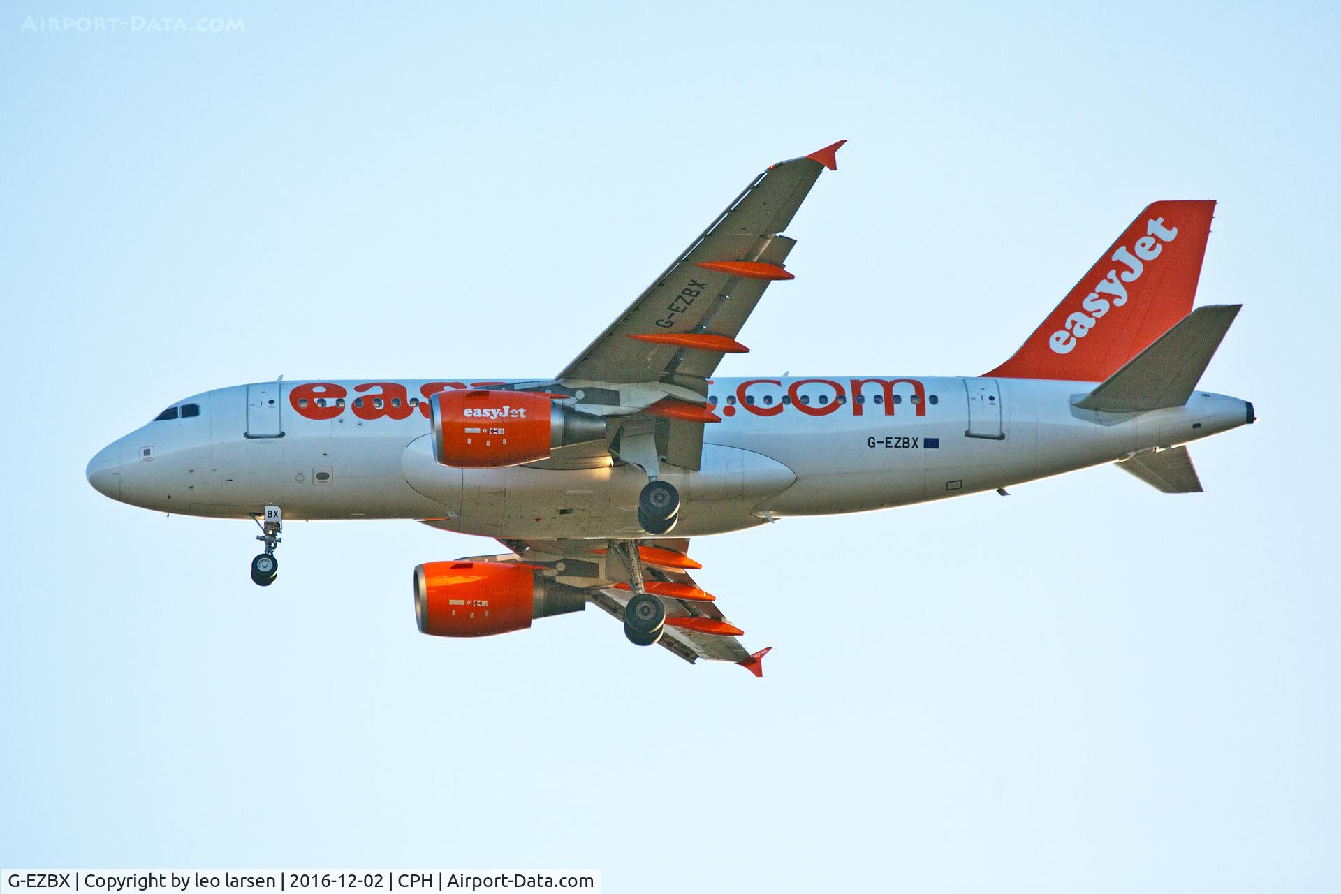 G-EZBX, 2007 Airbus A319-111 C/N 3137, Copenhagen 2.12.16