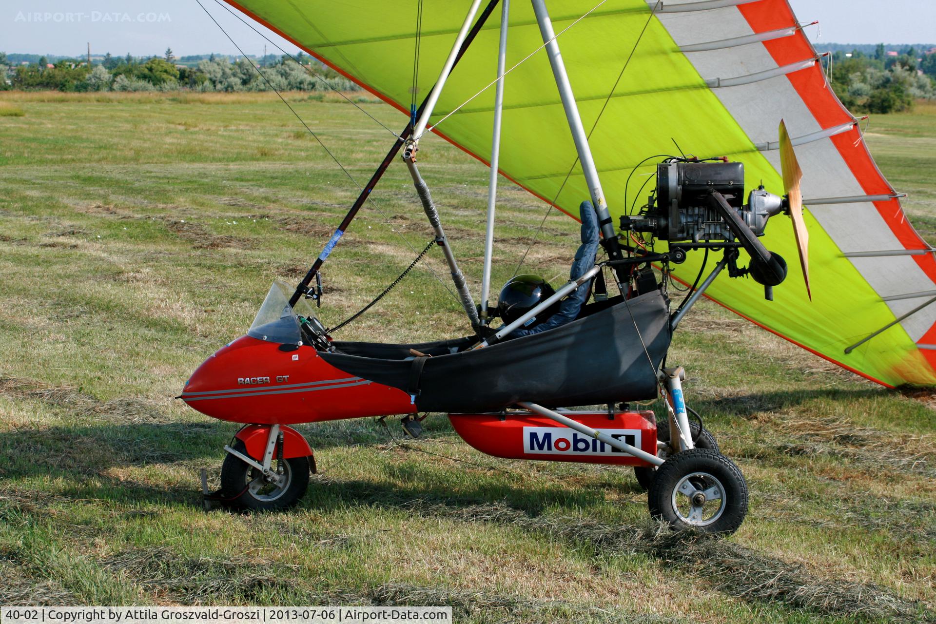 40-02, Halley Apollo CX-M Racer GT C/N 240395/160893, Balatonfökajár Airfield, Hungary