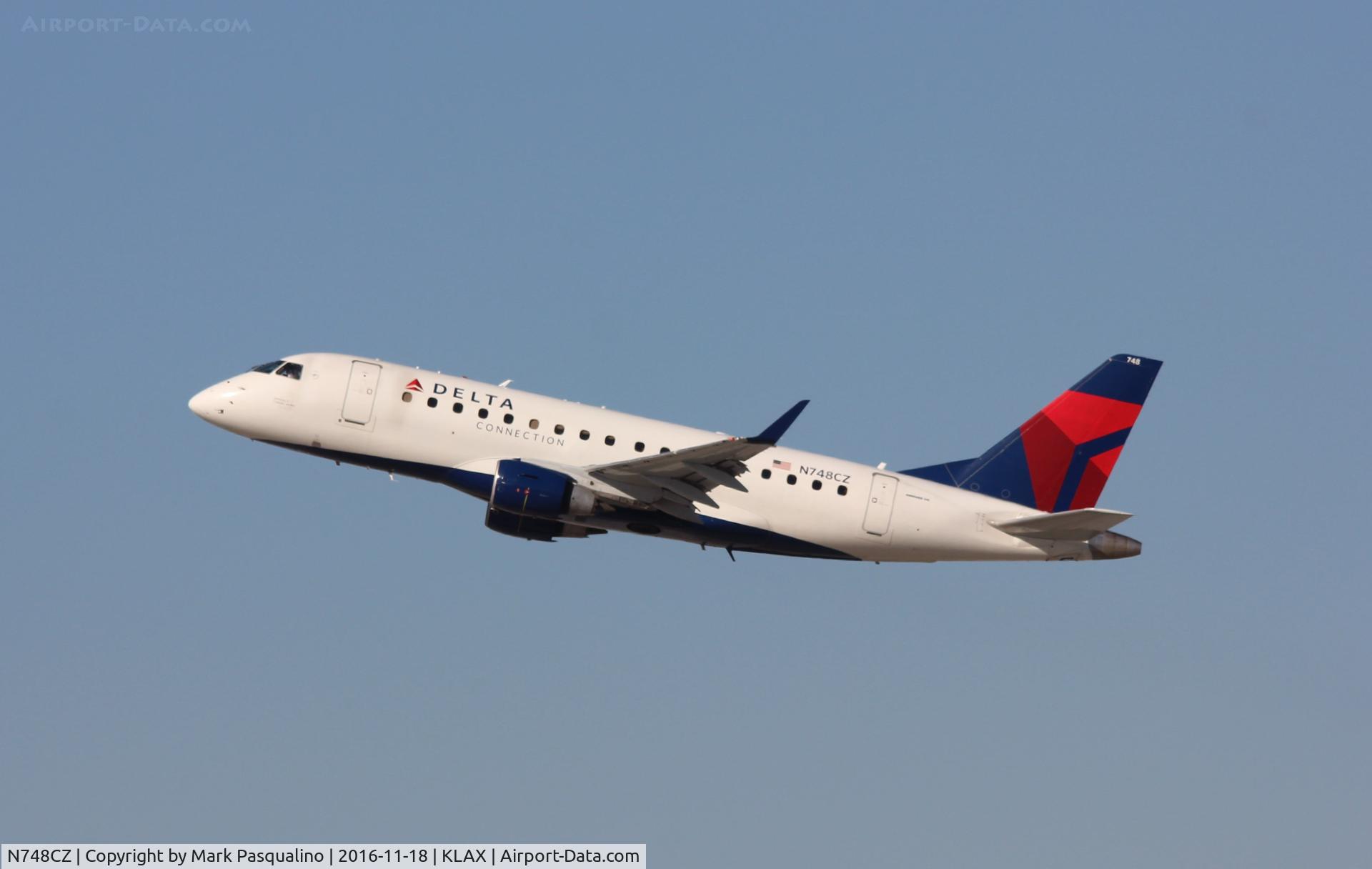 N748CZ, 2007 Embraer 170LR (ERJ-170-100LR) C/N 17000191, ERJ 170-100 LR