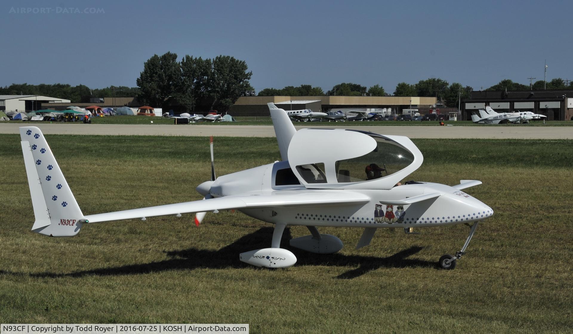N93CF, 1998 Co-Z Cozy Mark IV C/N MK0052, Airventure 2016