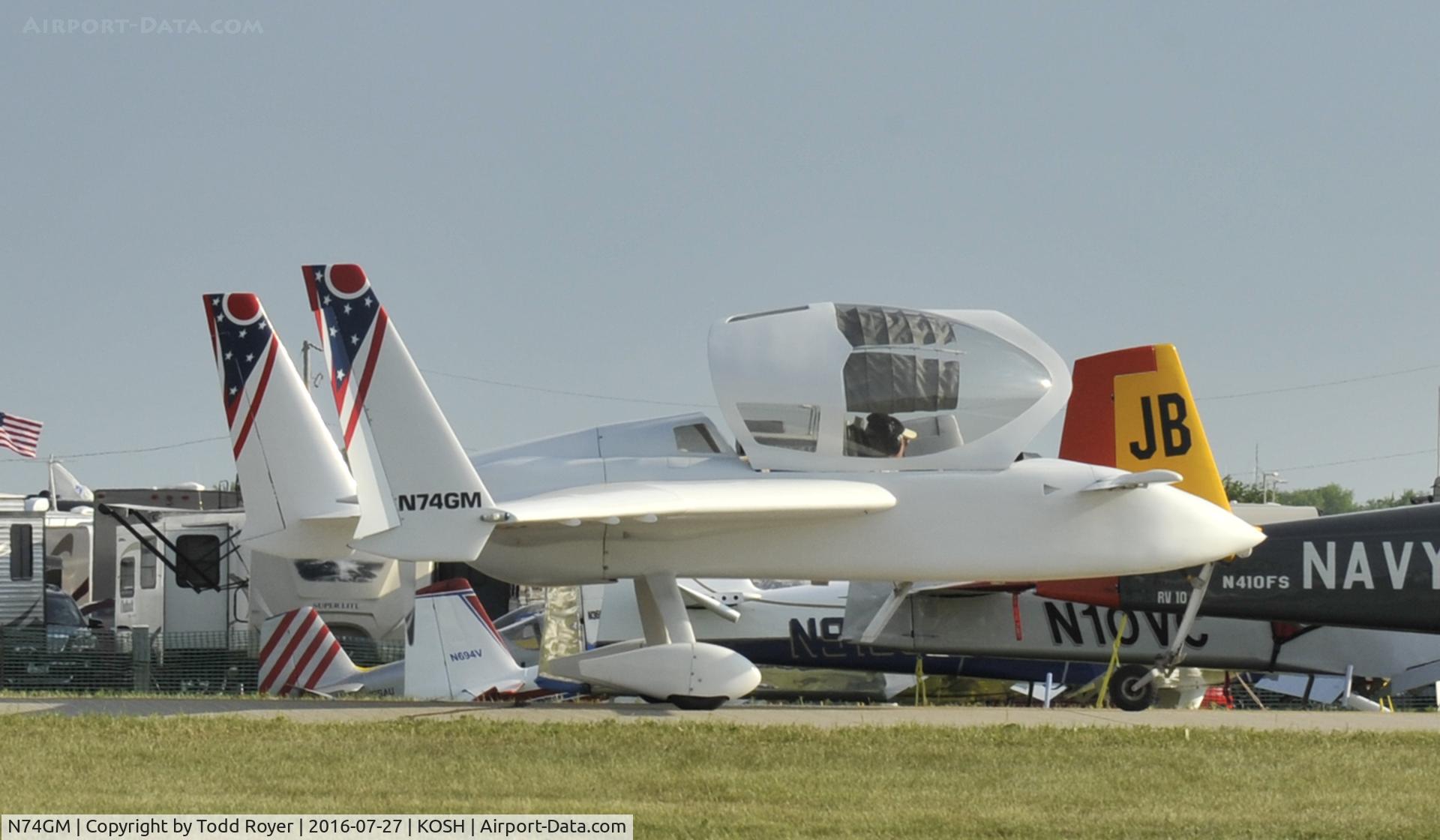 N74GM, Co-Z Cozy C/N 607, Airventure 2016