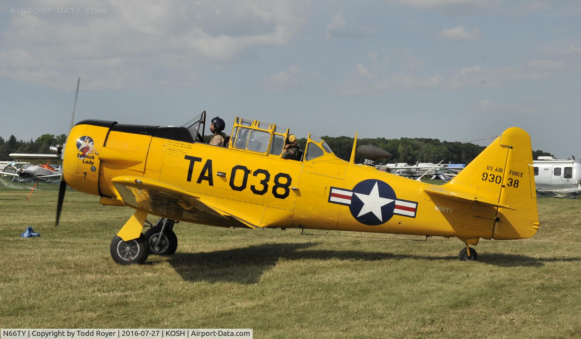 N66TY, North American T-6G Texan C/N 168-142, Airventure 2016