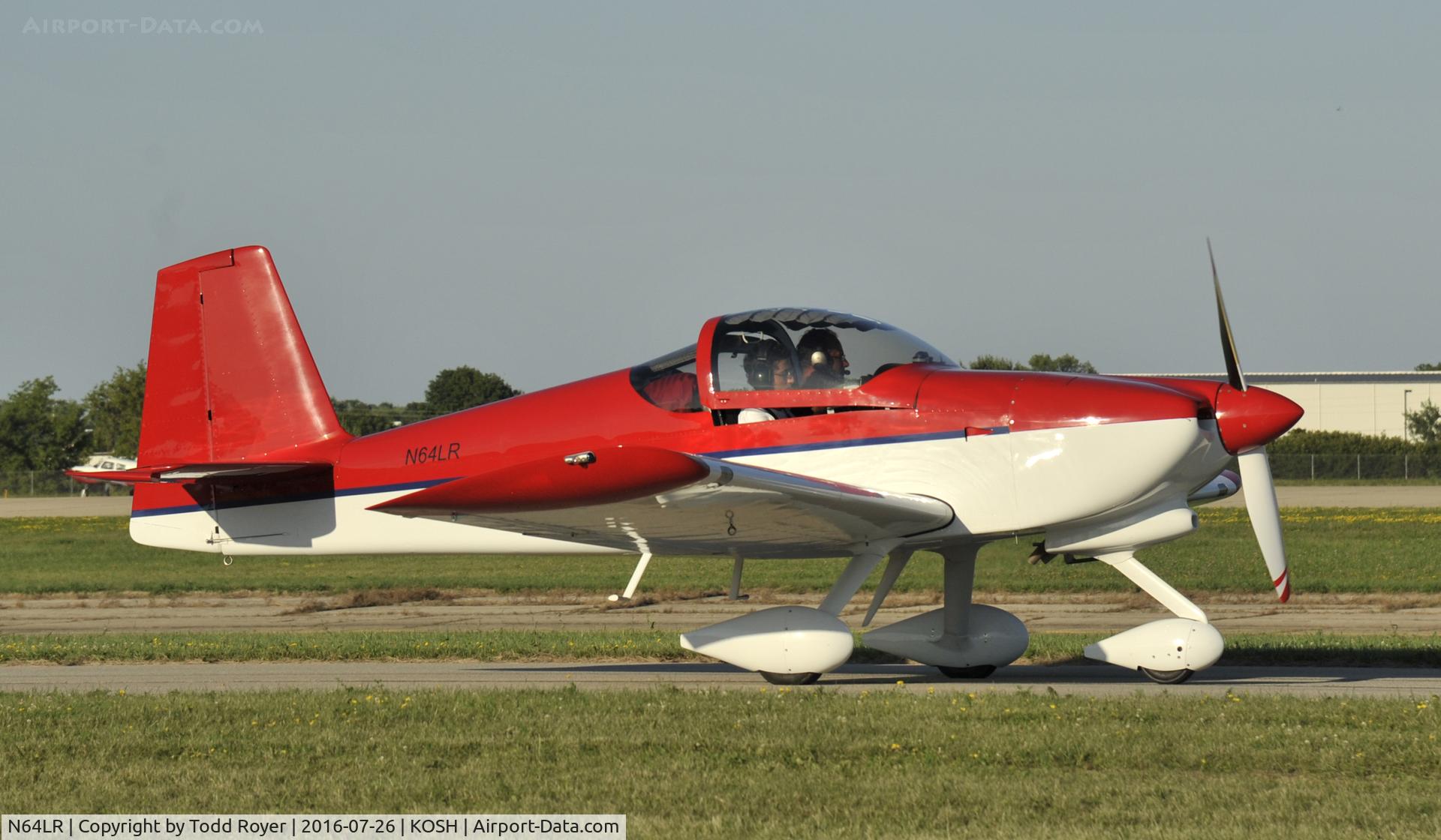 N64LR, 2015 Van's RV-6A C/N 60451, Airventure 2016