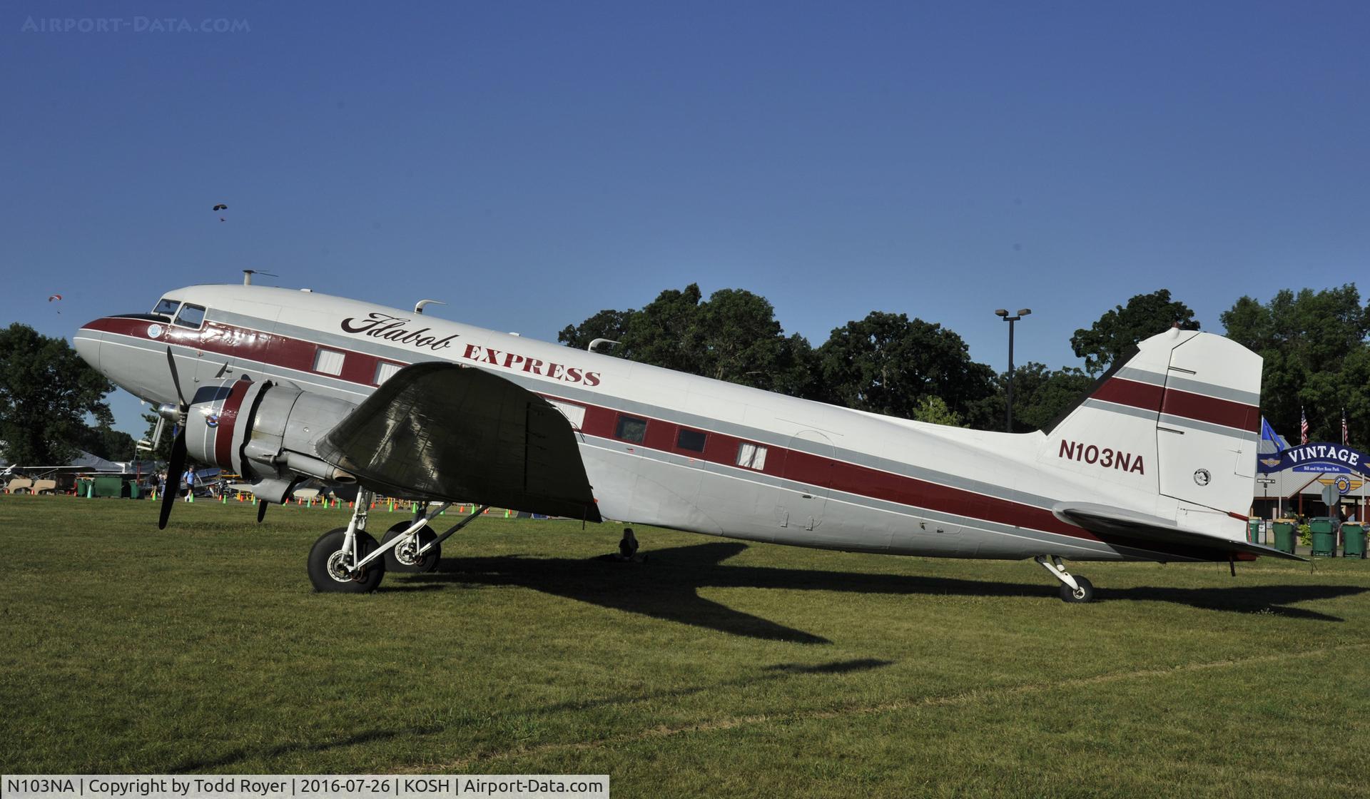 N103NA, 1945 Douglas DC-3C-S1C3G (C-47B) C/N 16821, Airventure 2016