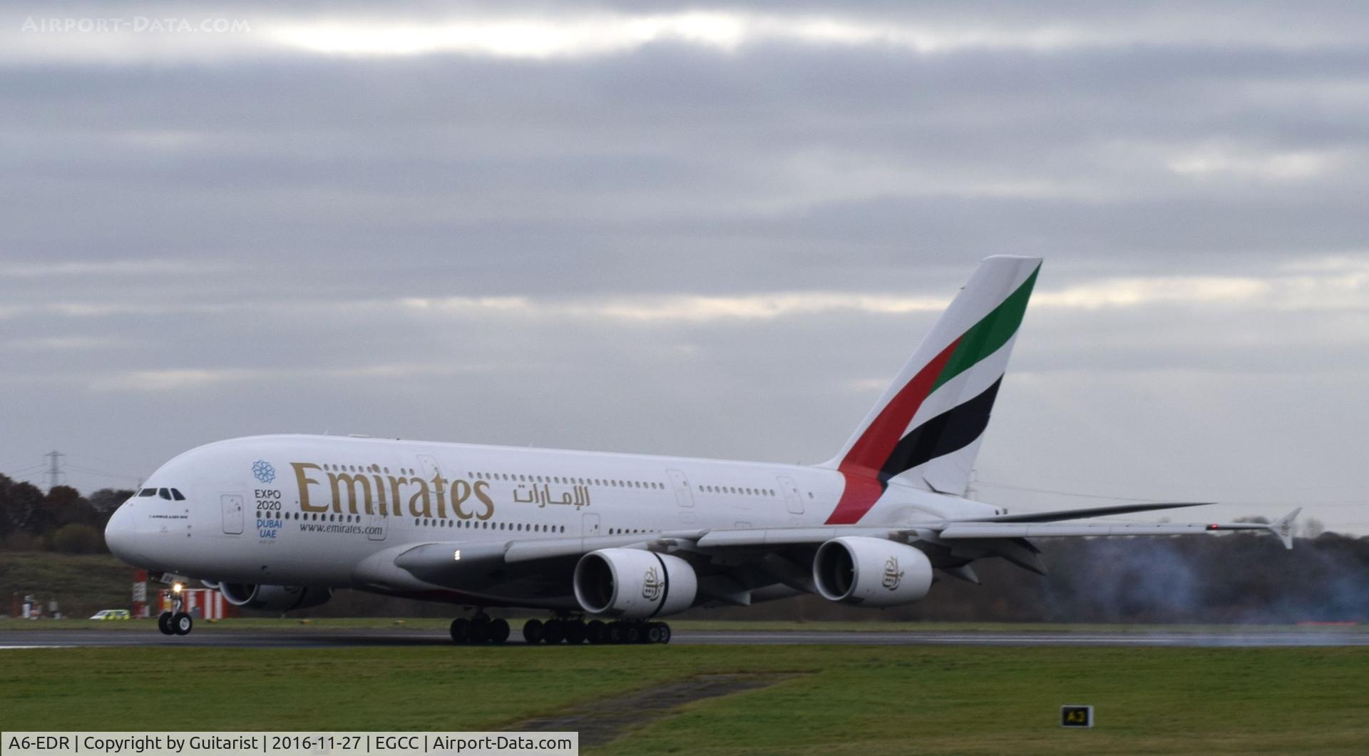 A6-EDR, 2011 Airbus A380-861 C/N 083, At Manchester