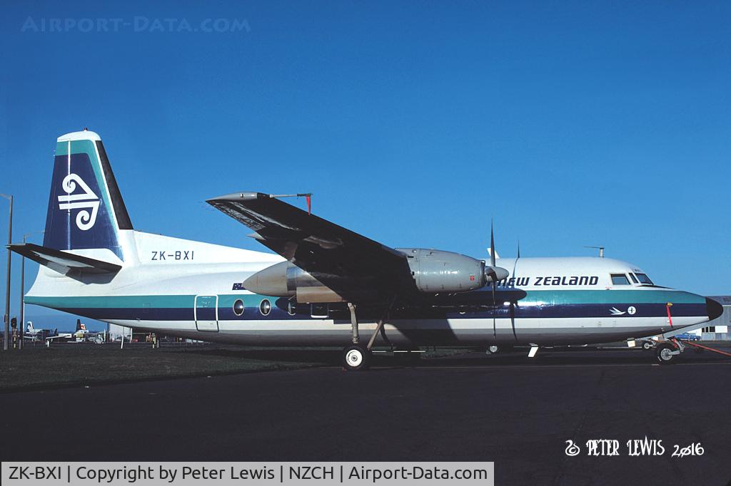 ZK-BXI, 1965 Fokker F.27-100 Friendship C/N 10286, Air New Zealand Ltd., Auckland  Sep1982