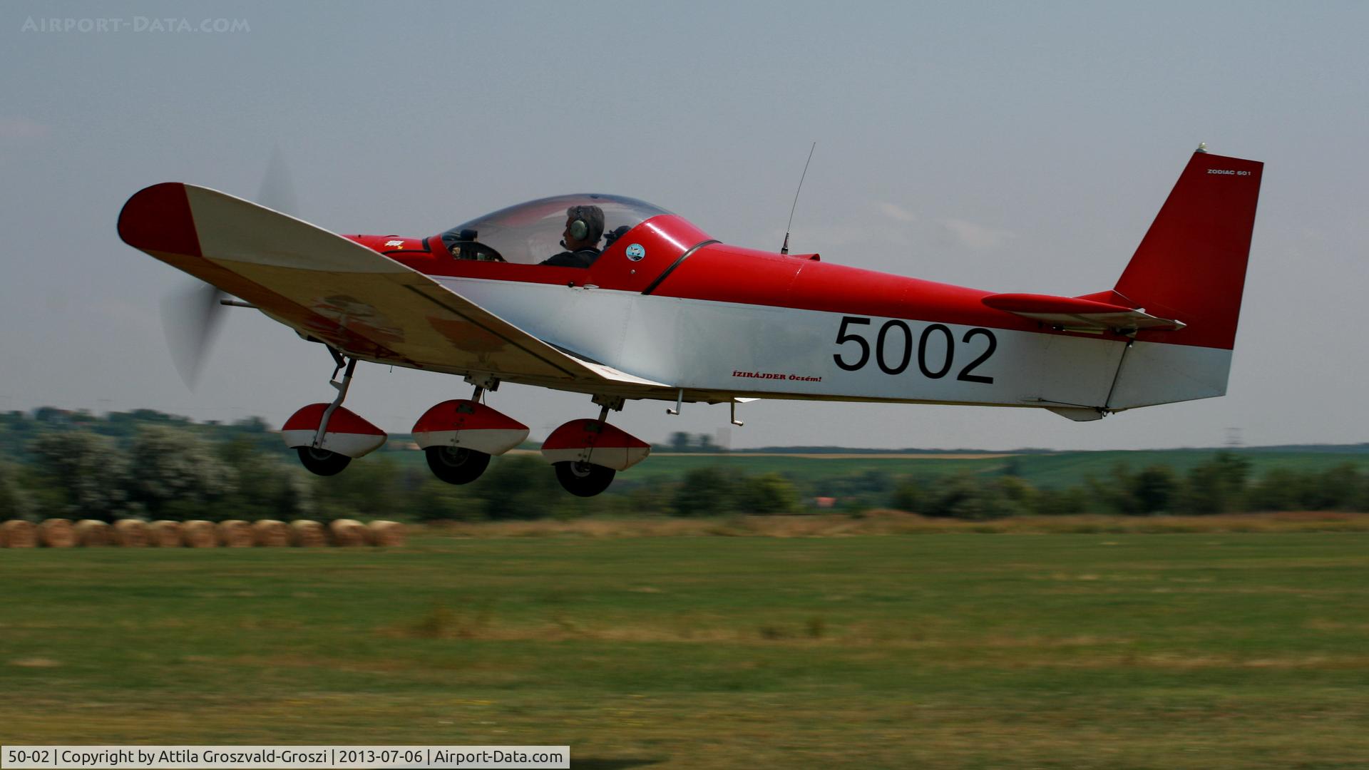 50-02, Zenair CH- 601 UL Zodiac C/N 6-96-80, Balatonfökajár Airfield, Hungary