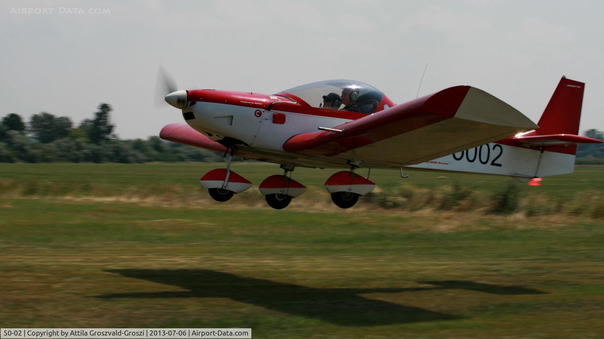 50-02, Zenair CH- 601 UL Zodiac C/N 6-96-80, Balatonfökajár Airfield, Hungary