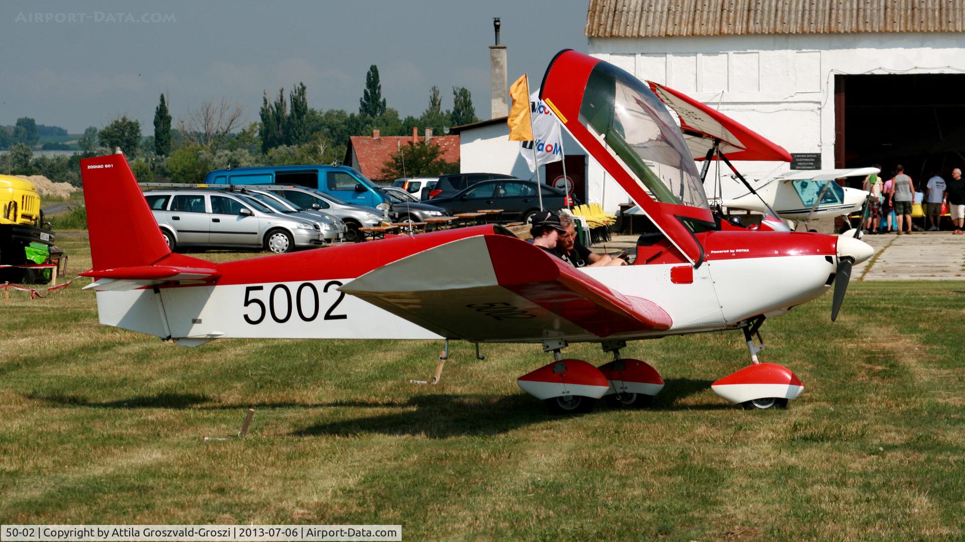 50-02, Zenair CH- 601 UL Zodiac C/N 6-96-80, Balatonfökajár Airfield, Hungary