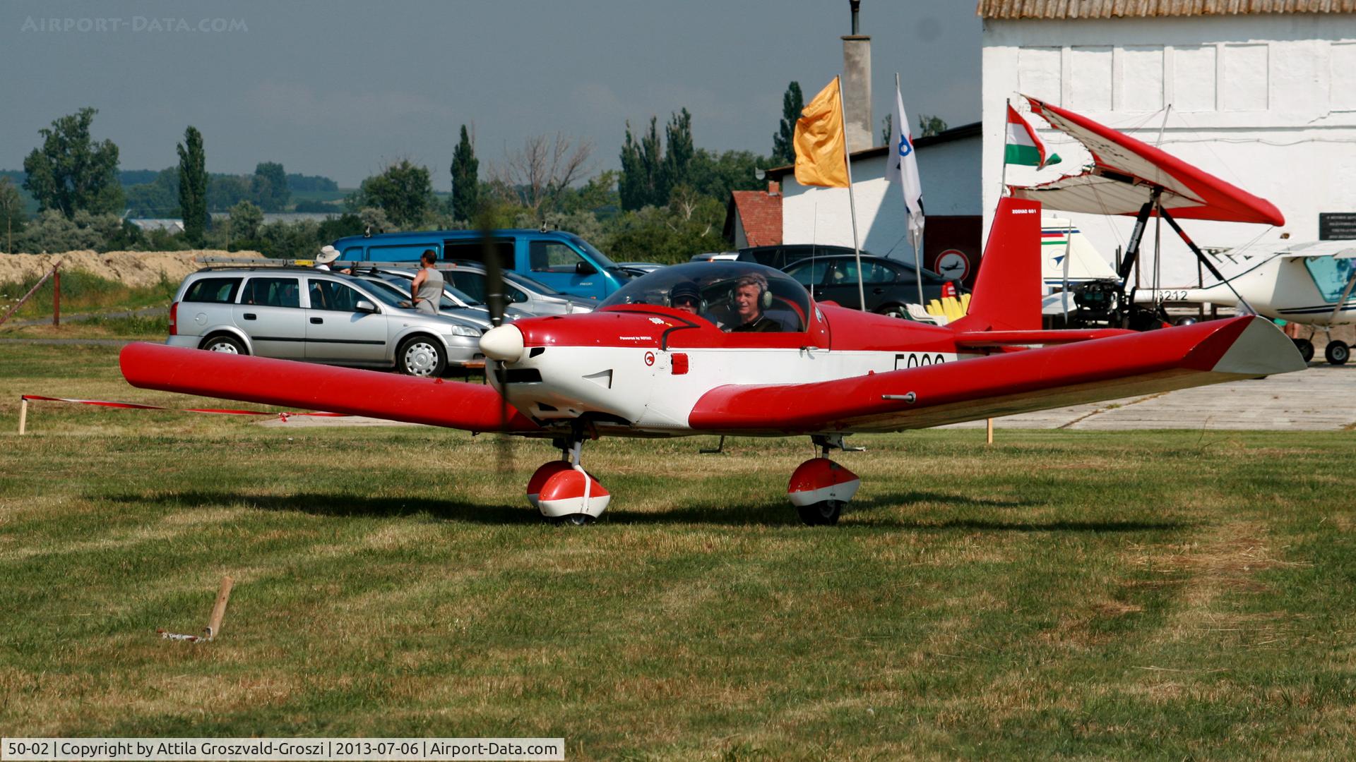 50-02, Zenair CH- 601 UL Zodiac C/N 6-96-80, Balatonfökajár Airfield, Hungary