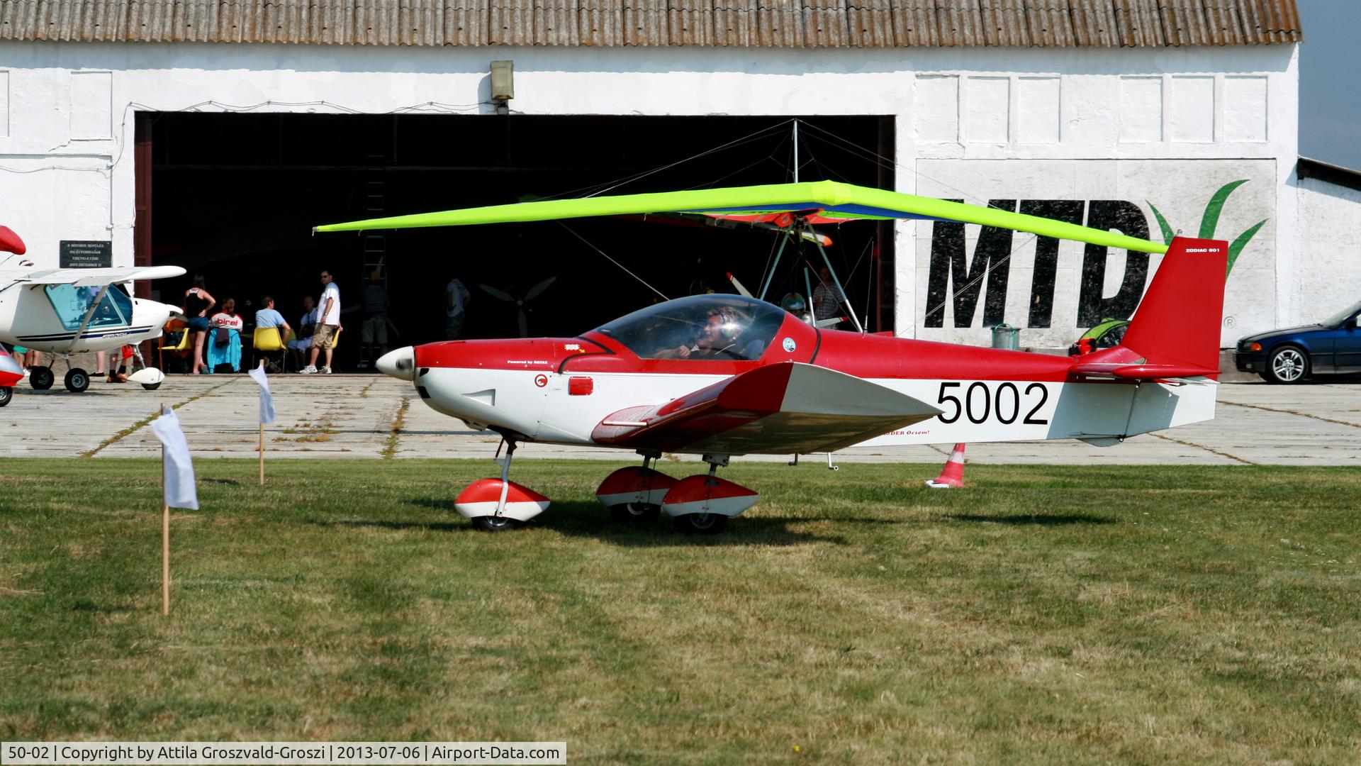 50-02, Zenair CH- 601 UL Zodiac C/N 6-96-80, Balatonfökajár Airfield, Hungary