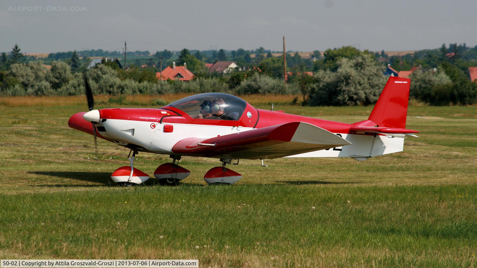 50-02, Zenair CH- 601 UL Zodiac C/N 6-96-80, Balatonfökajár Airfield, Hungary