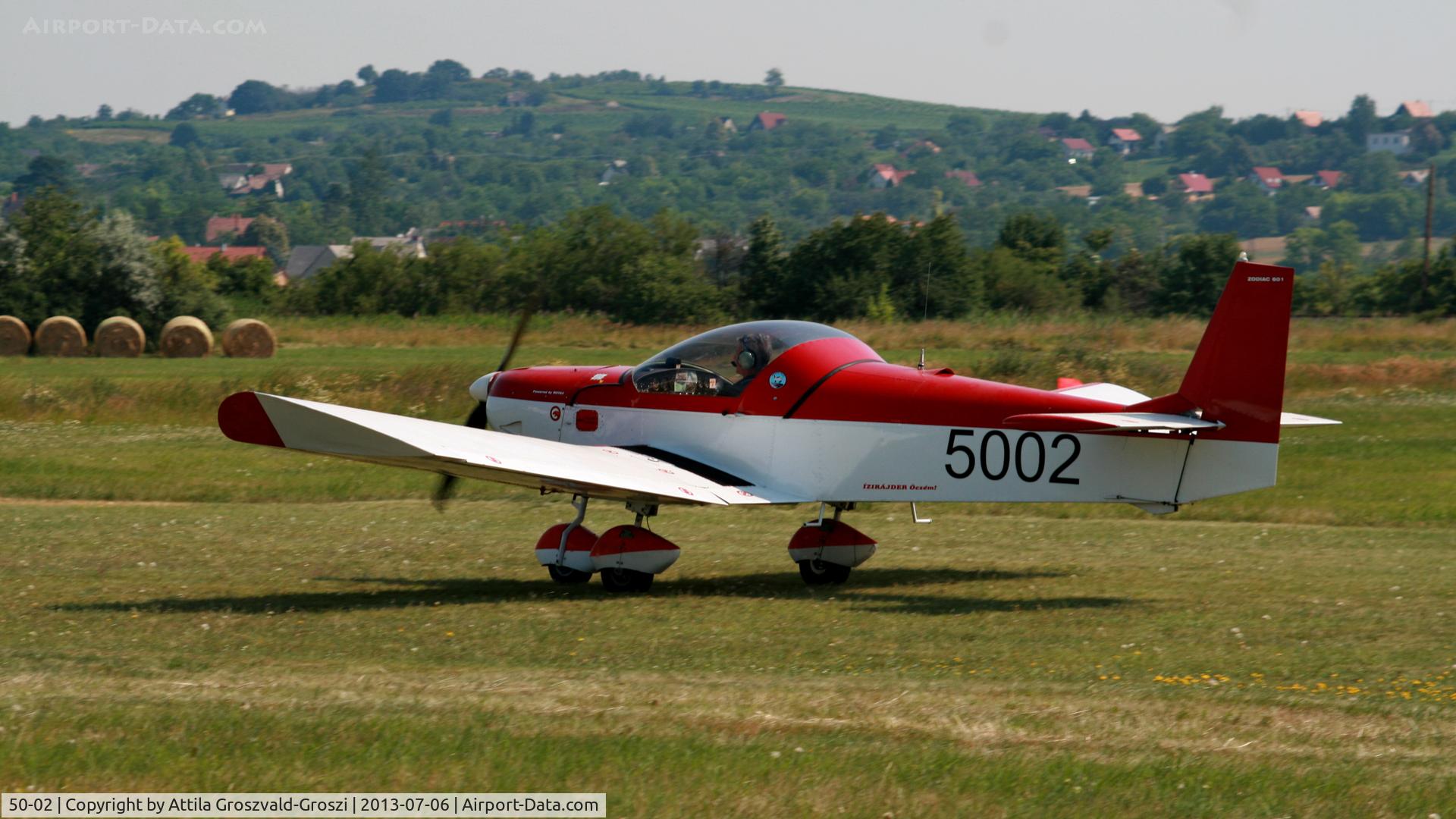 50-02, Zenair CH- 601 UL Zodiac C/N 6-96-80, Balatonfökajár Airfield, Hungary