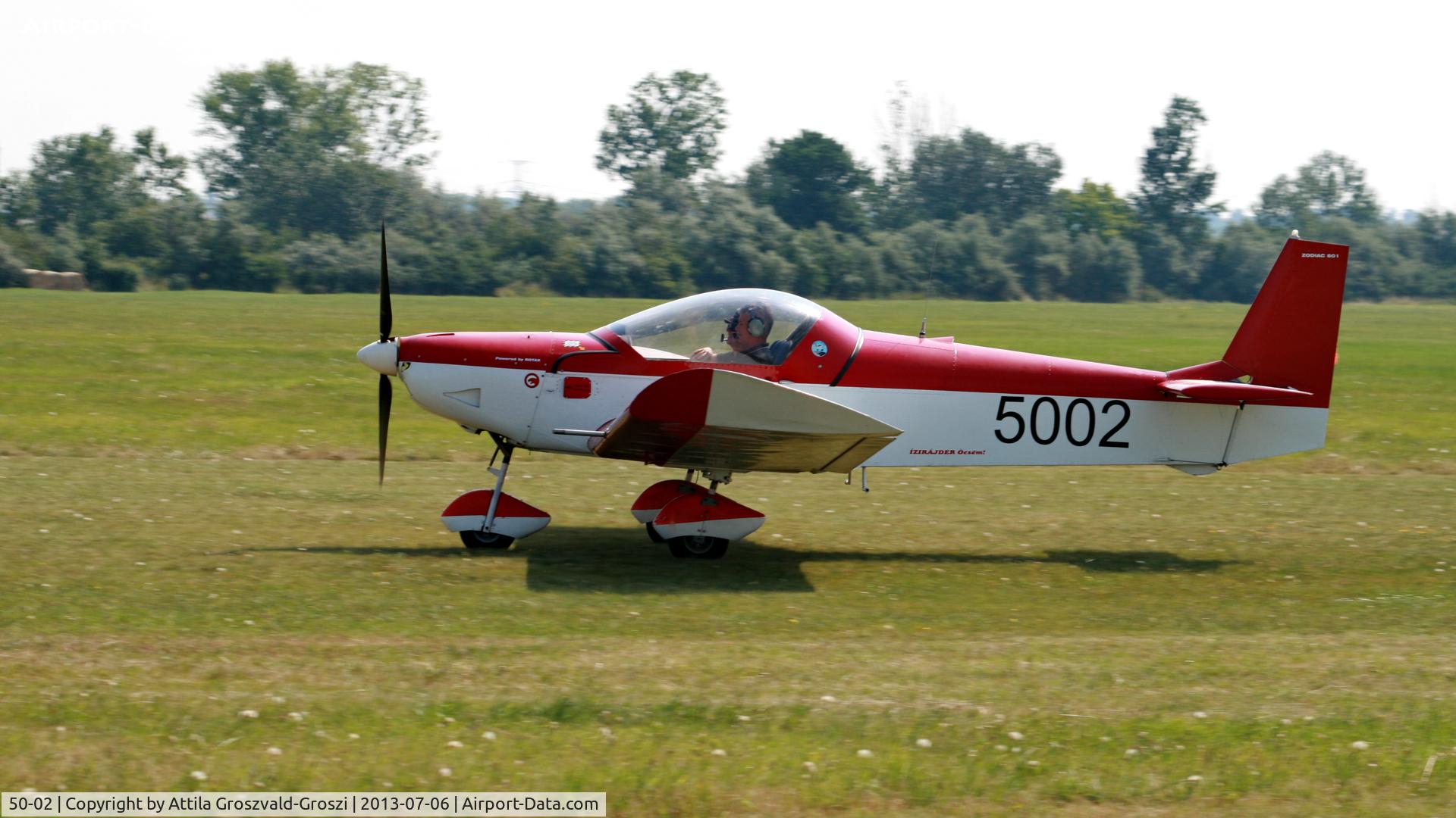 50-02, Zenair CH- 601 UL Zodiac C/N 6-96-80, Balatonfökajár Airfield, Hungary