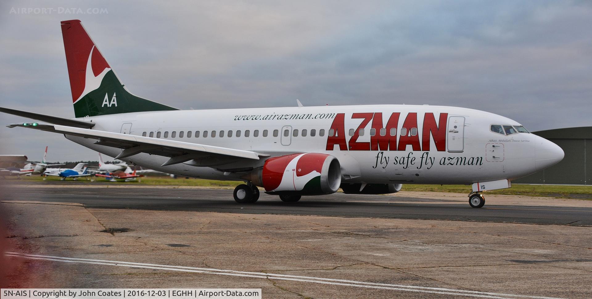 5N-AIS, 1998 Boeing 737-5L9 C/N 29235, Taxiing from European Avn on delivery