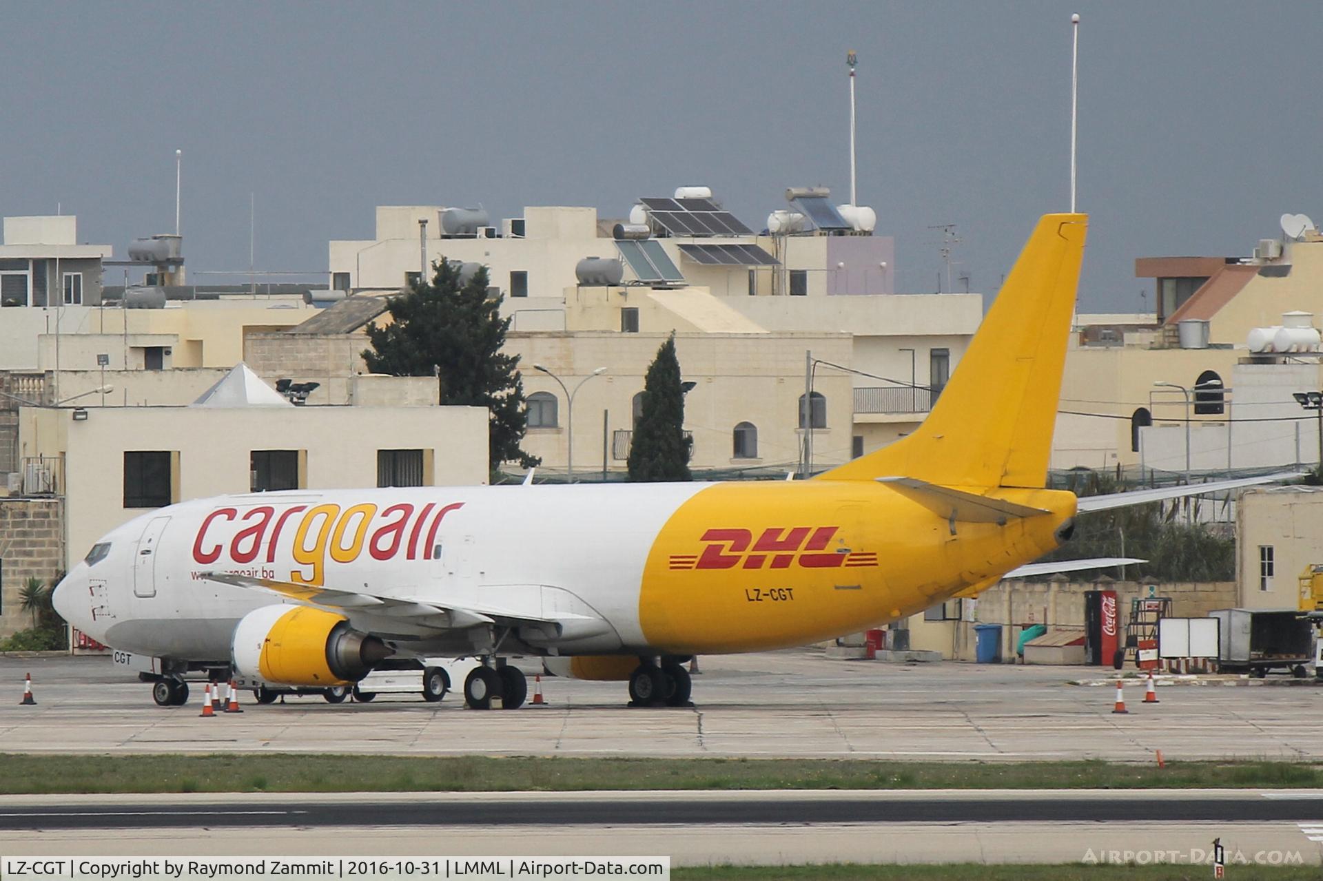 LZ-CGT, 1990 Boeing 737-4Y0F C/N 24691, B737-400 LZ-CGT CargoAir opf DHL