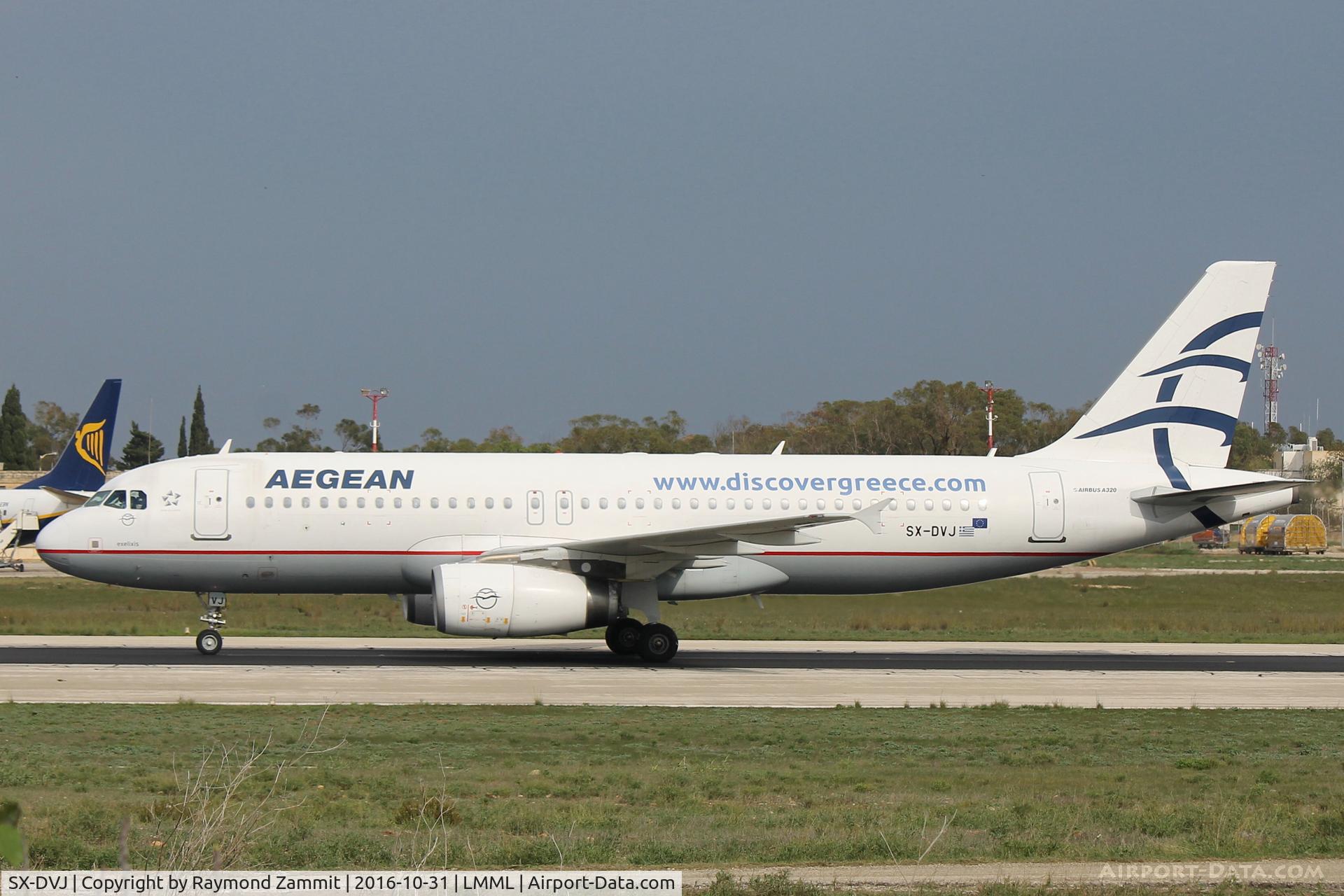 SX-DVJ, 2007 Airbus A320-232 C/N 3365, A320 SX-DVJ Aegean Airlines